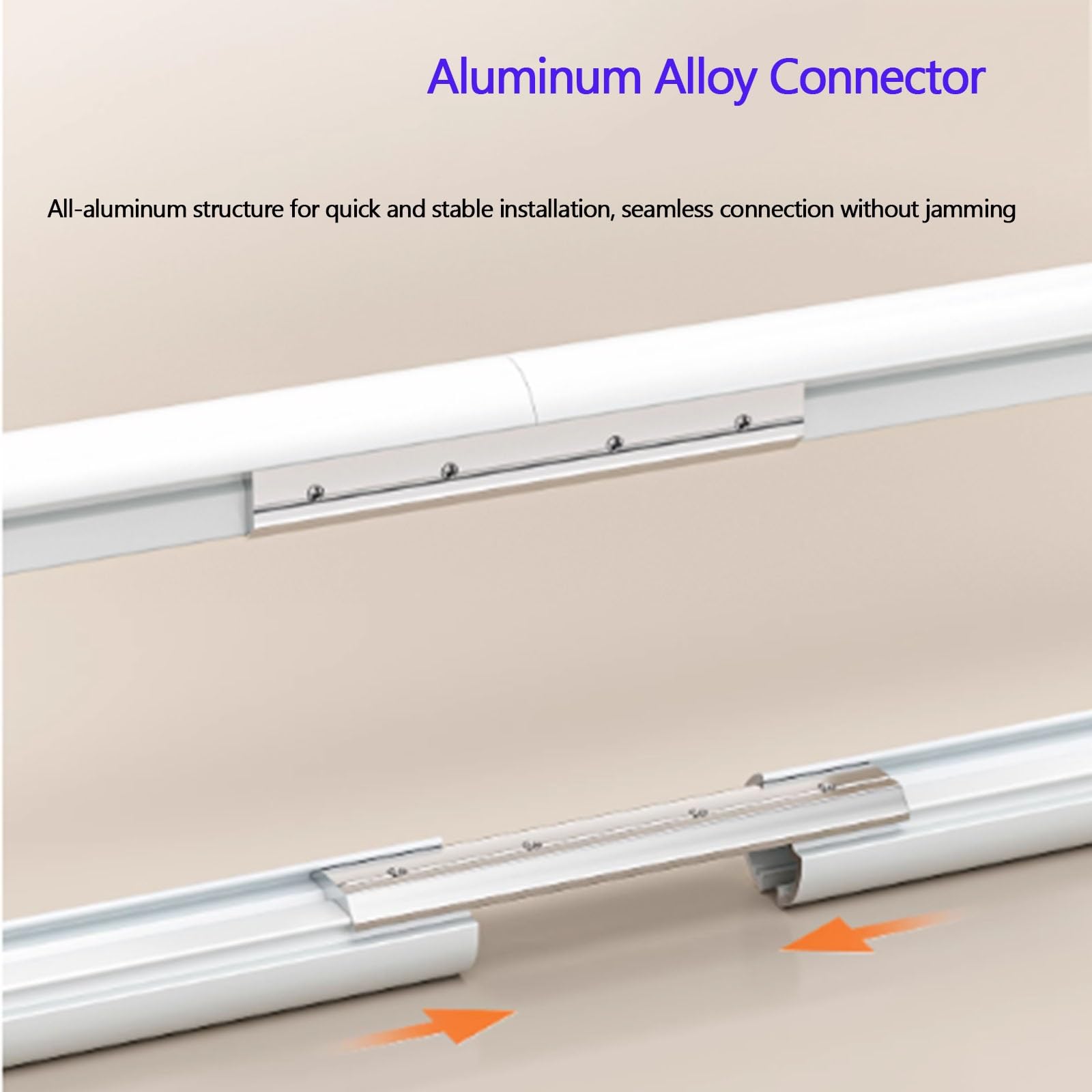 Ausziehbare Vorhangstange mit Rundkappen Robust und Einfach zu Bedienen Metall Gardinenstange für Scheibengardinen Schlafzimmer Wohnzimmer(White,360cm-11.8ft)