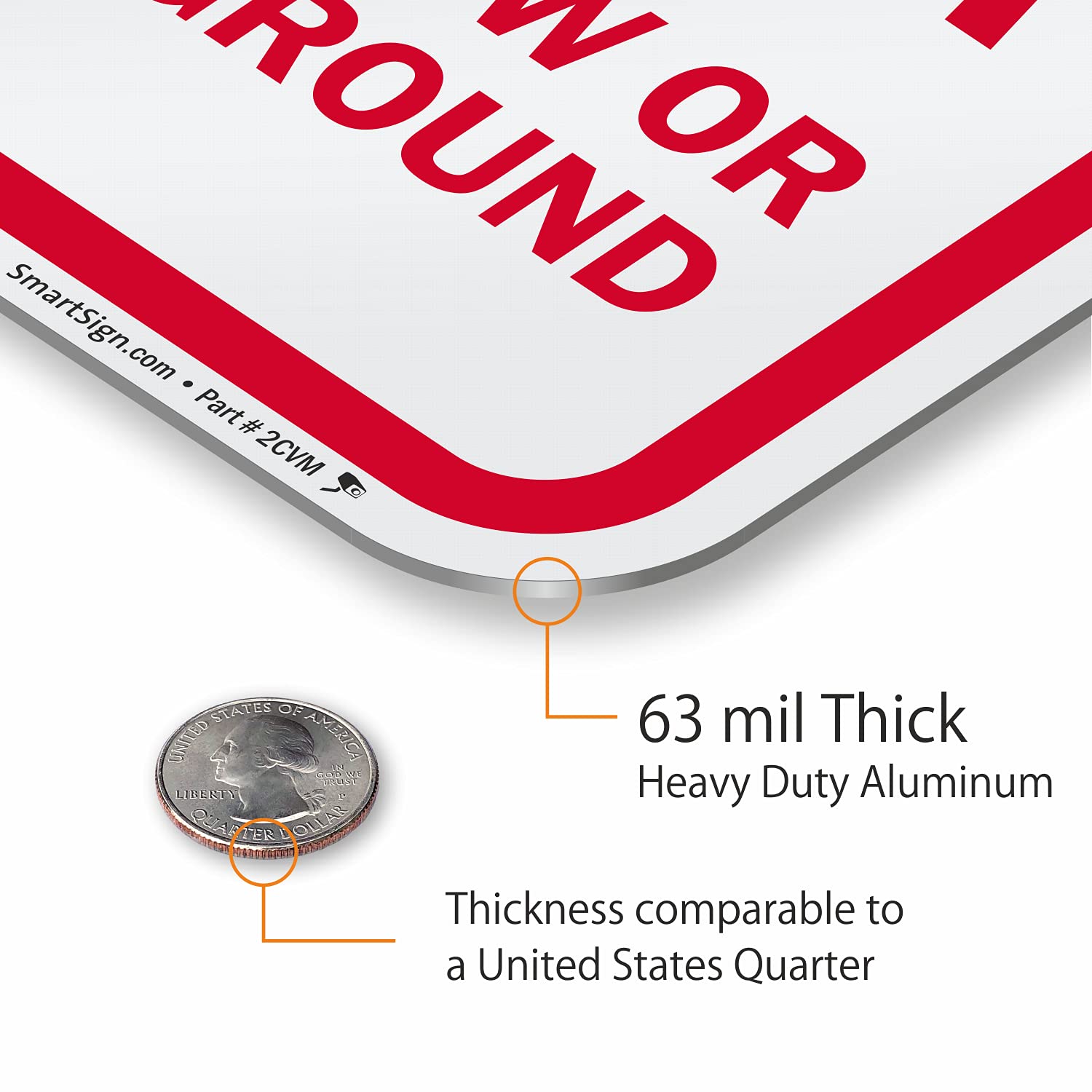 Amazon.com: SmartSign 18 x 12 inch “Place Garbage Inside Dumpster