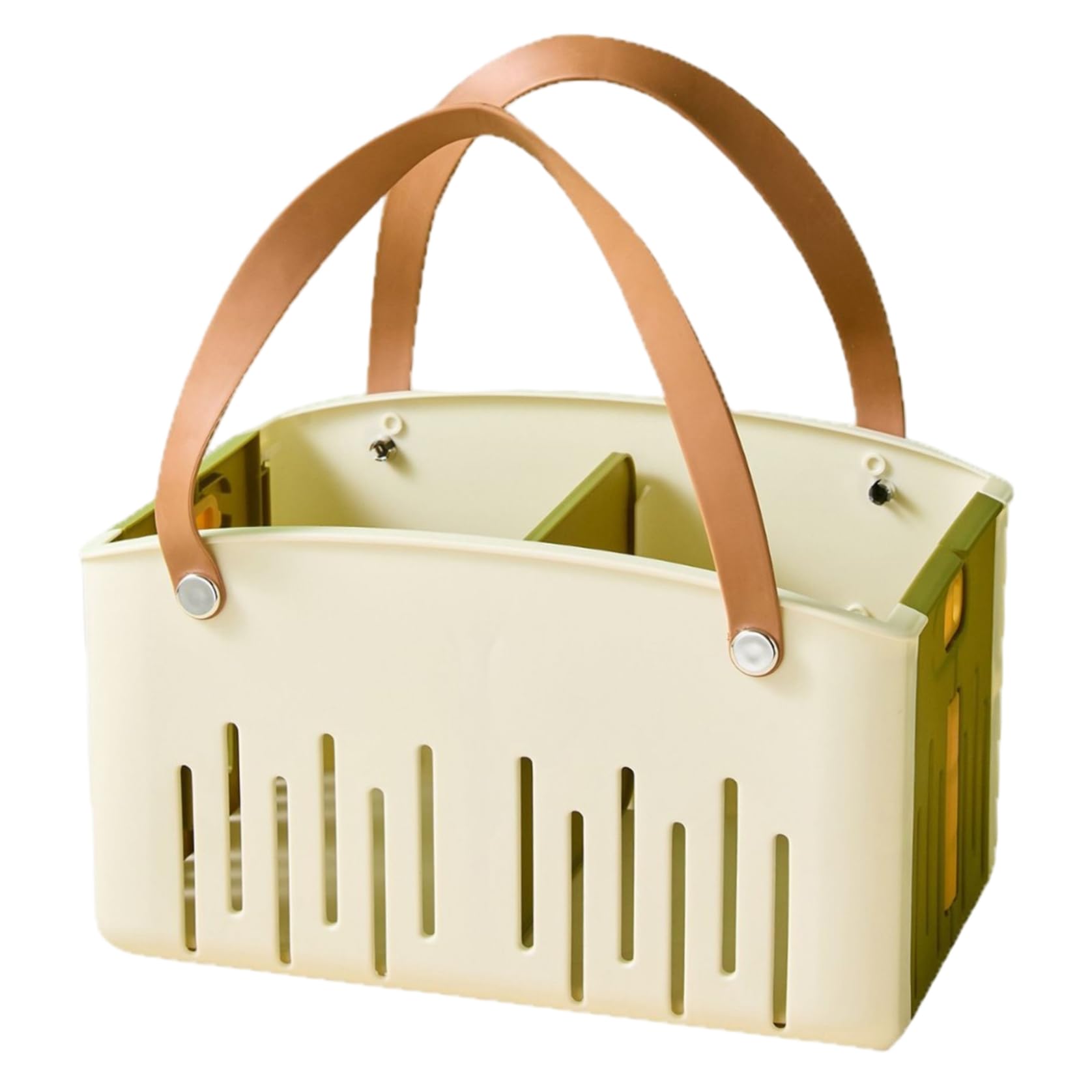 Collapsible Shower Caddy 11x7x6 5 inch Hollow-out Shower Caddy Portable with 2 Compartment Heavy Duty Plastic Basket with