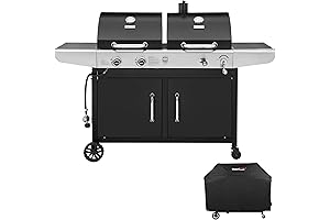 Royal Gourmet Dual Gas and Charcoal Grill: Perfect for All Your Backyard Cooking Needs
