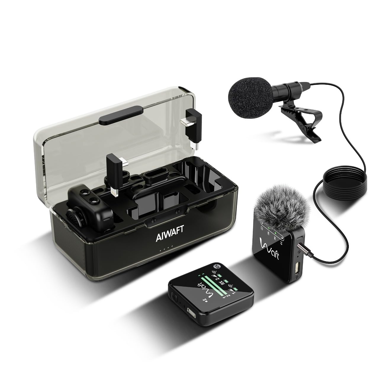 AIWaft Wave Wireless Microphone with Noise Reduction