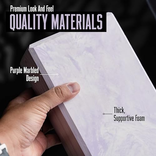 Miniatura 4 de Bloques para yoga  Bloques de ejercicio antideslizantes para entrenamiento, pilates, estiramiento, meditación  Herramientas de yoga ligeras y