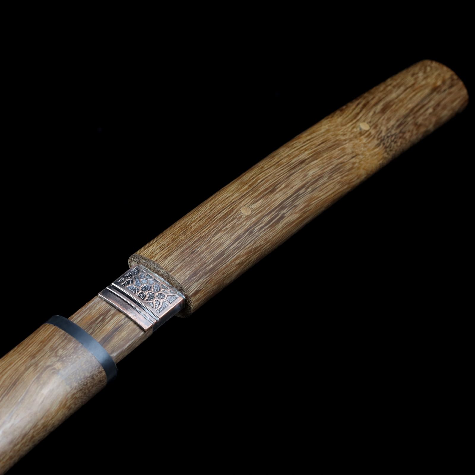 TIANTAO Hölzernes Katana (mit Scheide),101cm kurzes handgefertigtes Schwert,für Rollenspiele,Sammeln,Heimvorführung,Kendo Praxis
