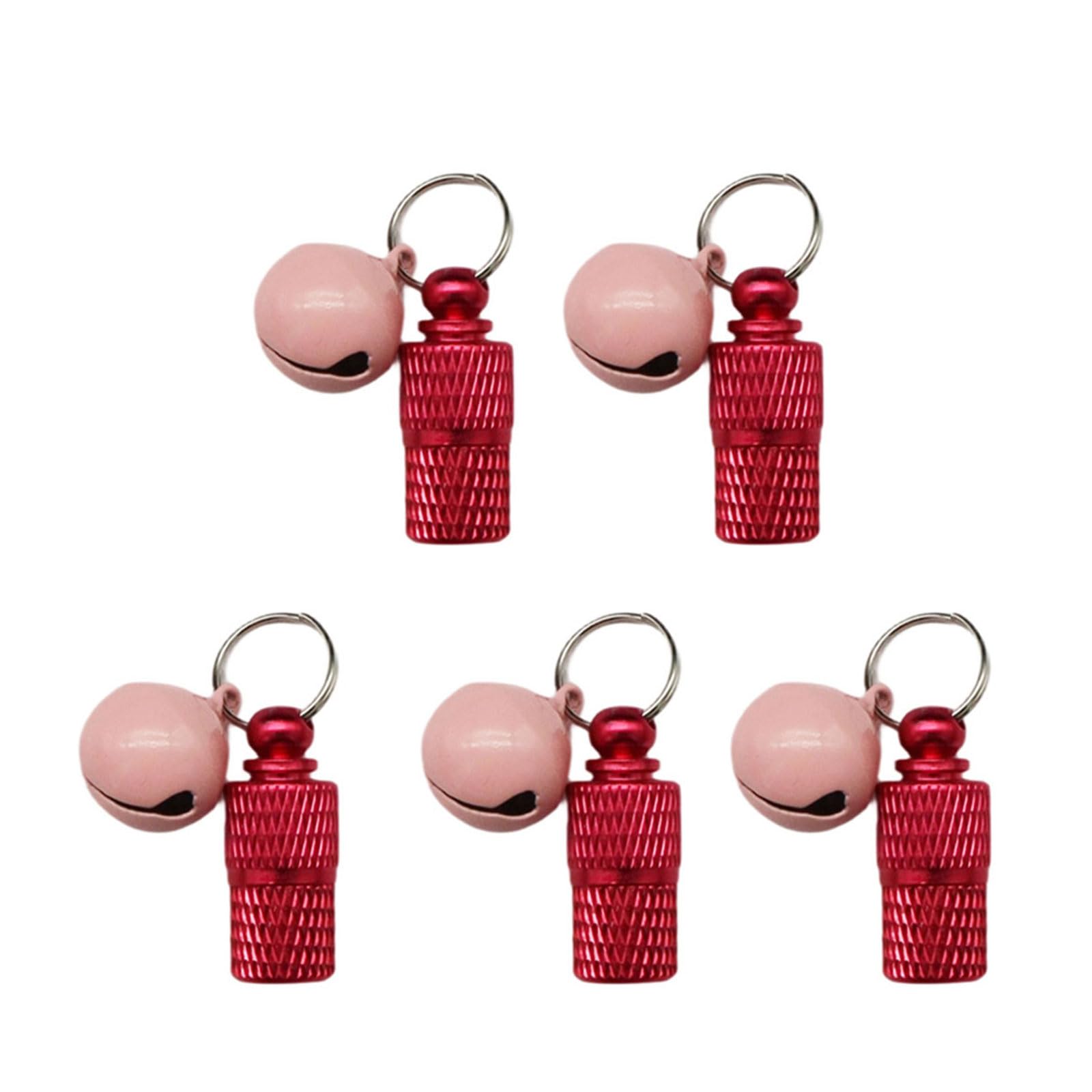 MICFENY 10PCS Customizable Dog Identification Label Holder Brass Metal Pet Label Pendant For Name And Address Information