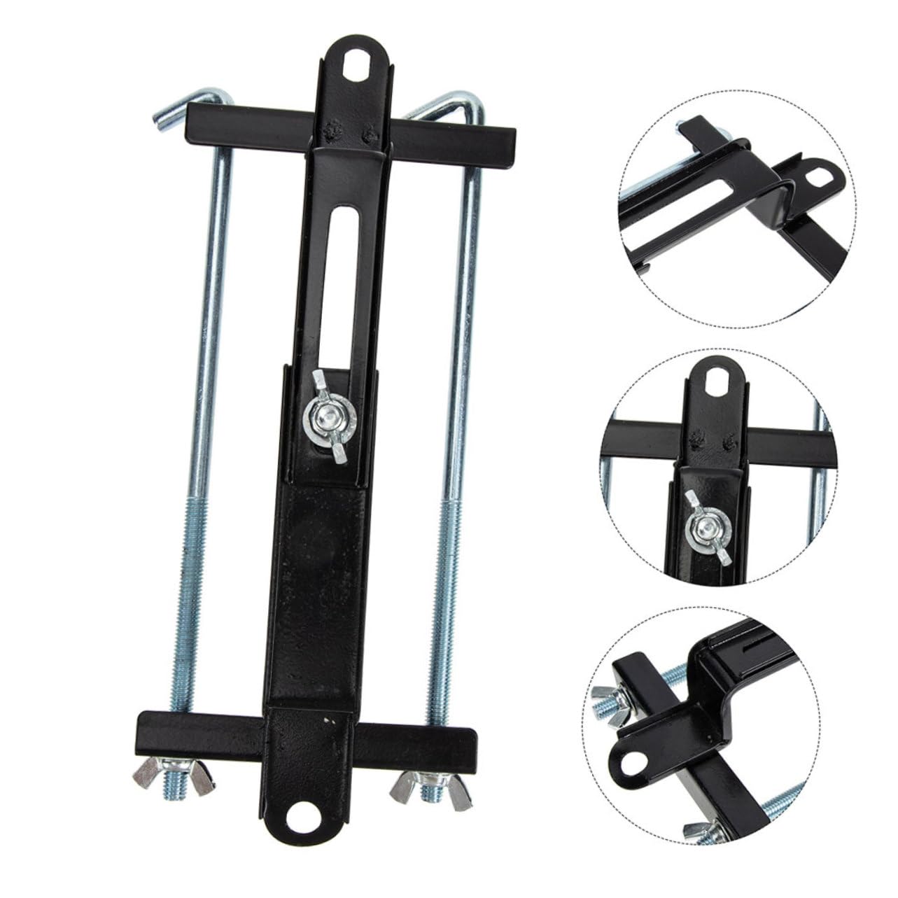2pièces Support De Batterie Voiture Réglable Support Fixation Batterie Bac à De Voiture Arrimage Pour Automobile