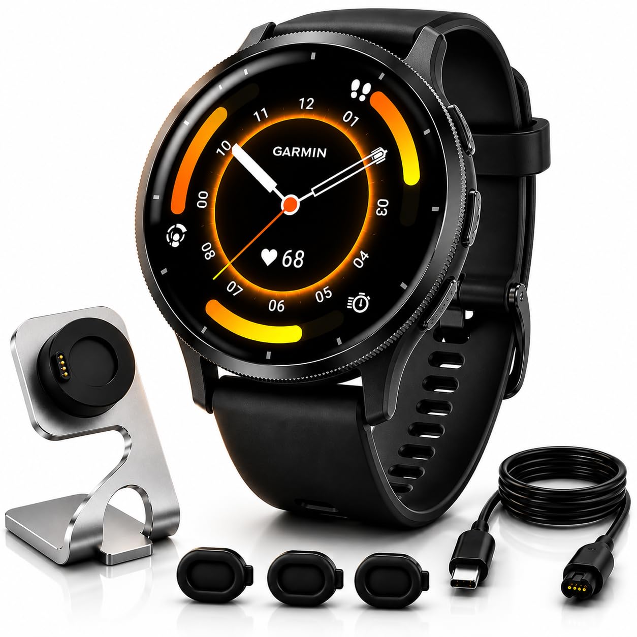 Amazon.com: Garmin Venu 3 GPS Smartwatch, 45mm Black, Fitness