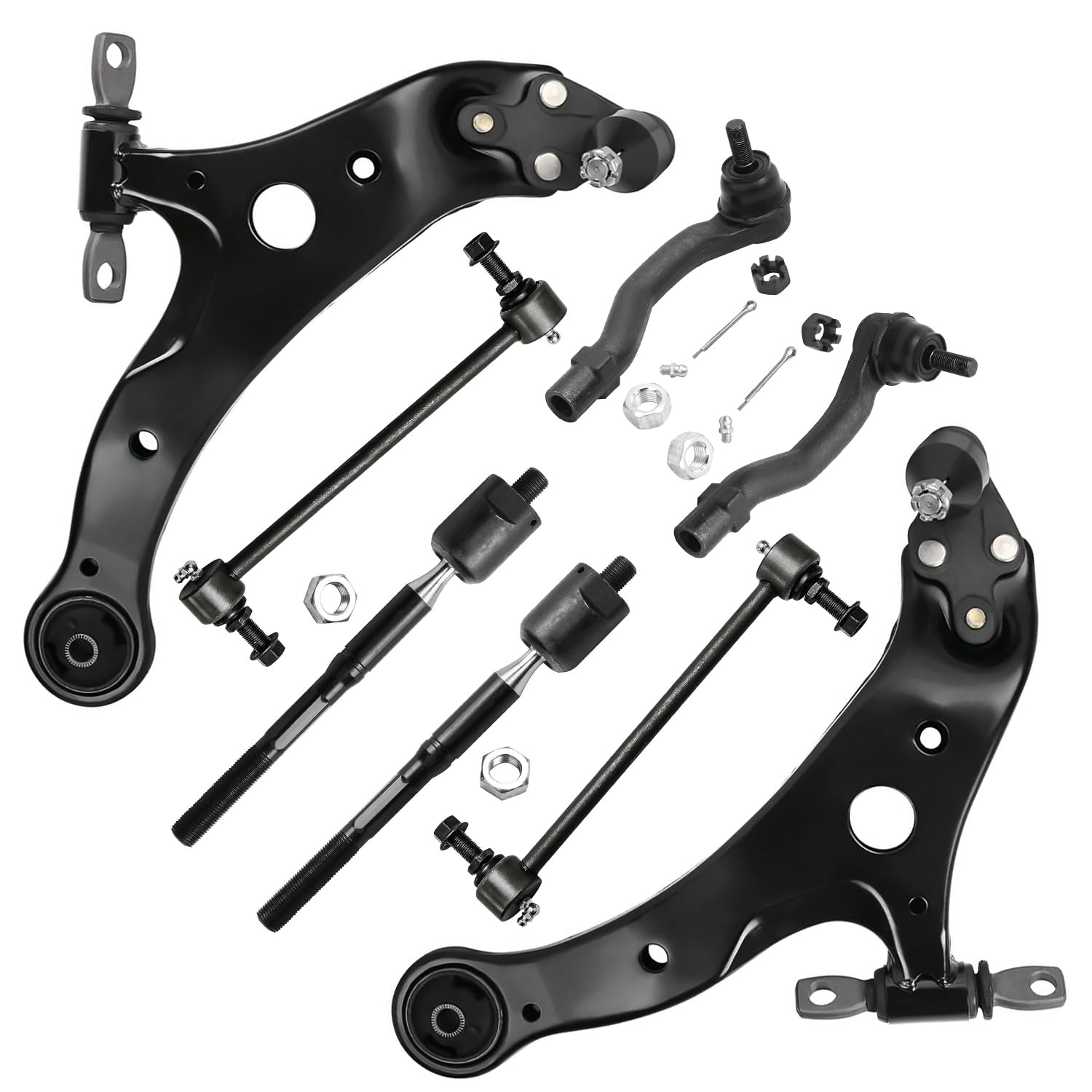 Detroit Axle - 8pc Front End Kit for Toyota 2002 2003 Camry Lexus ES300, 2