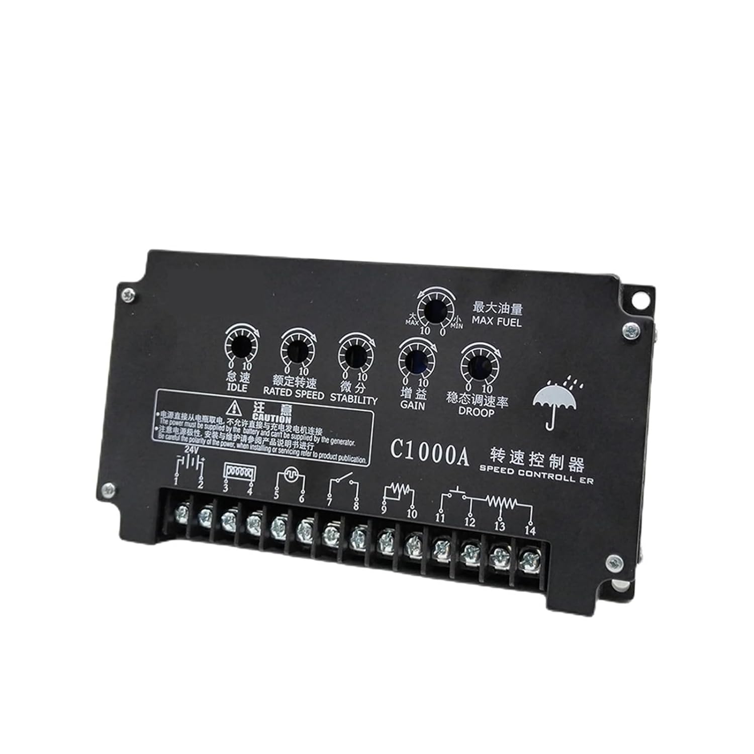 1Pcs C1000A Speed Control Unit for Diesel Generator Governor Speed Controller Board Generator Parts