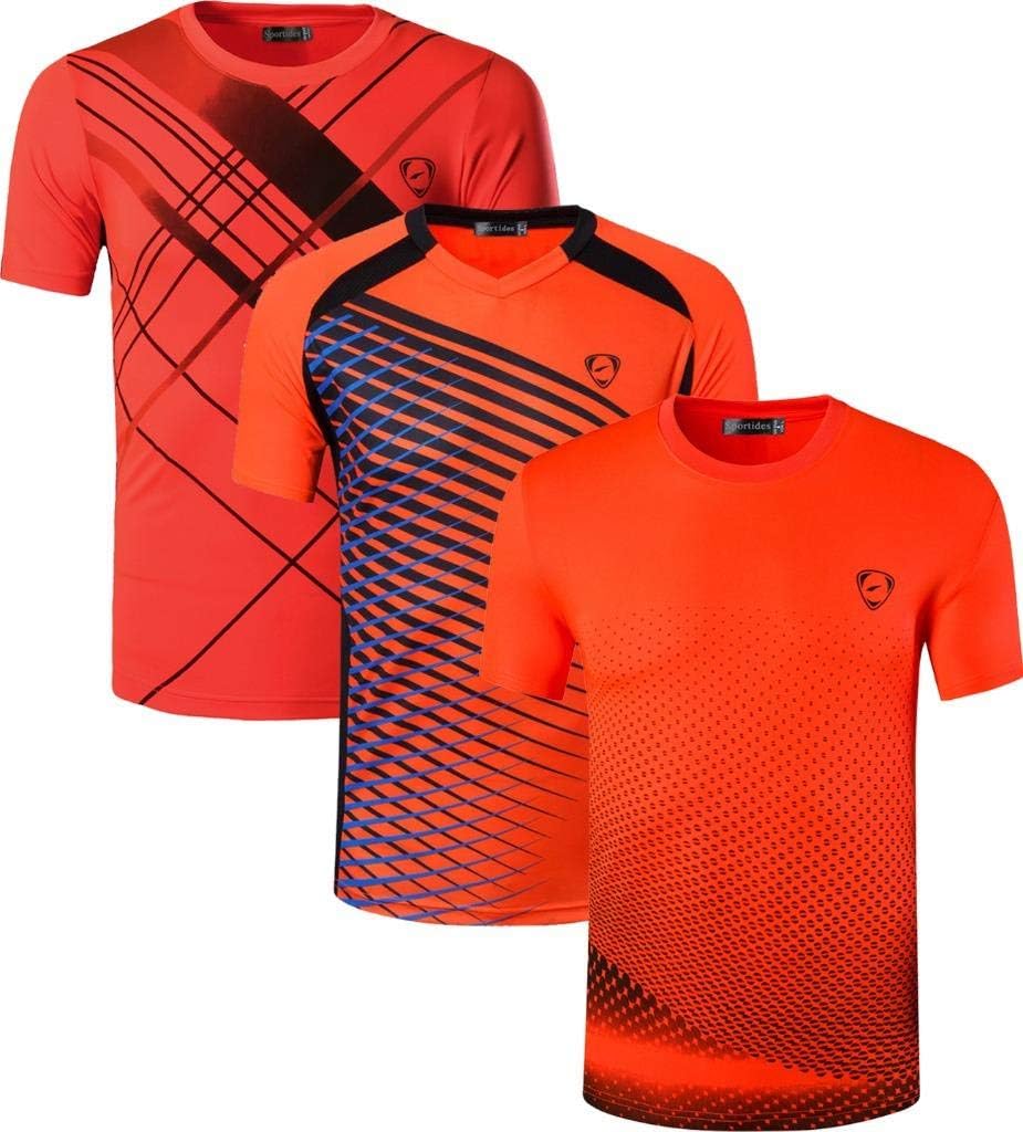 SportidesBoy's 3 Pack Dry Fit Sport Short Sleeve T-Shirt Tshirt Tee Shirt Tops Tennis Running Golf LBS701_Pack