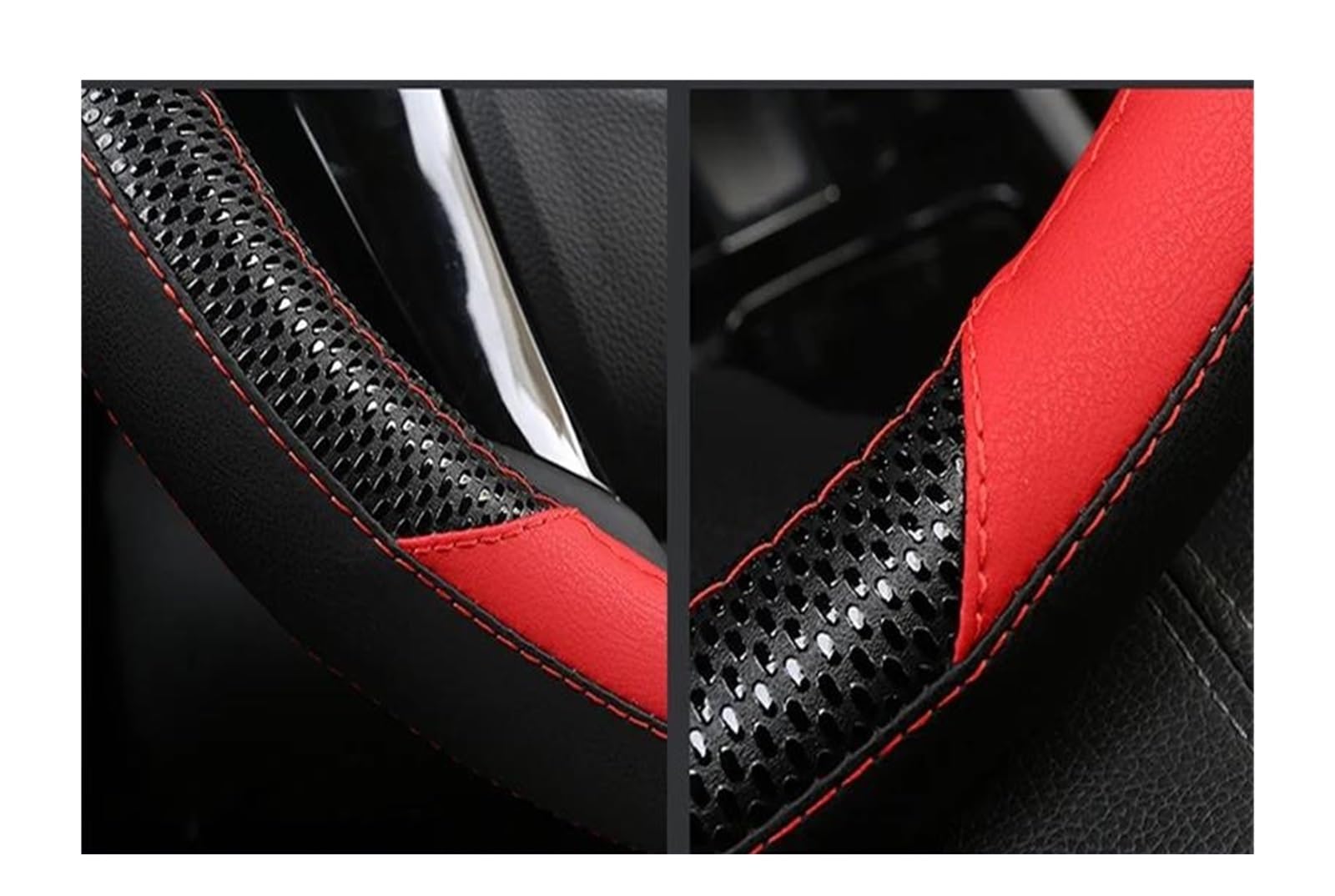 Volantes Cubierta para Volante Coche, 38cm, para Toyota 86, para Sienna, para Sienta, para Rush, para Sequoia, para Corolla, para RV4 Funda Volante(Orage)