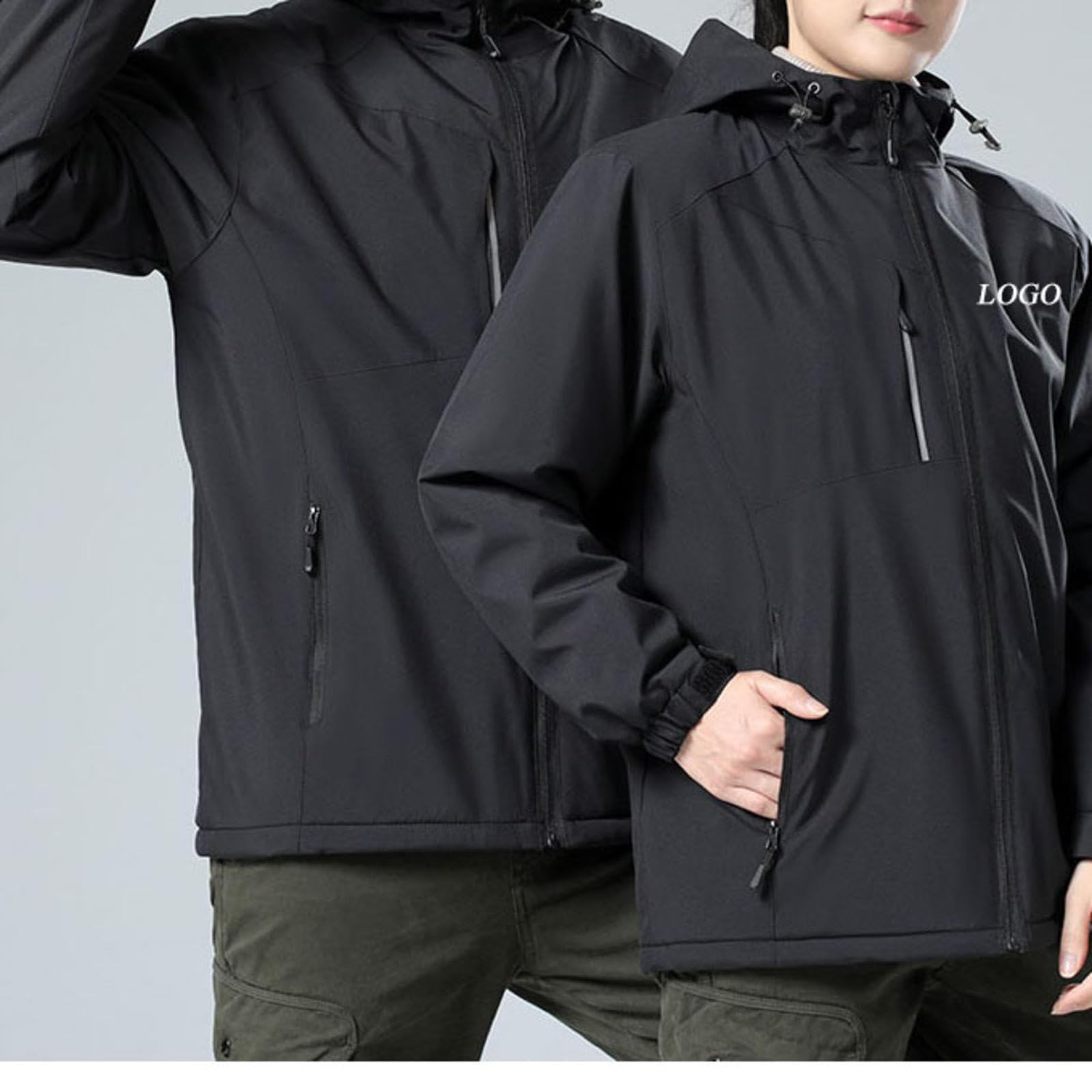 Veste d'hiver avec Logo Personnalisé, Coupe Épais Imperméable Manteau D'extérieur, Sweat À Capuche De Sport Personnalisé, Cadeaux d'anniversaire