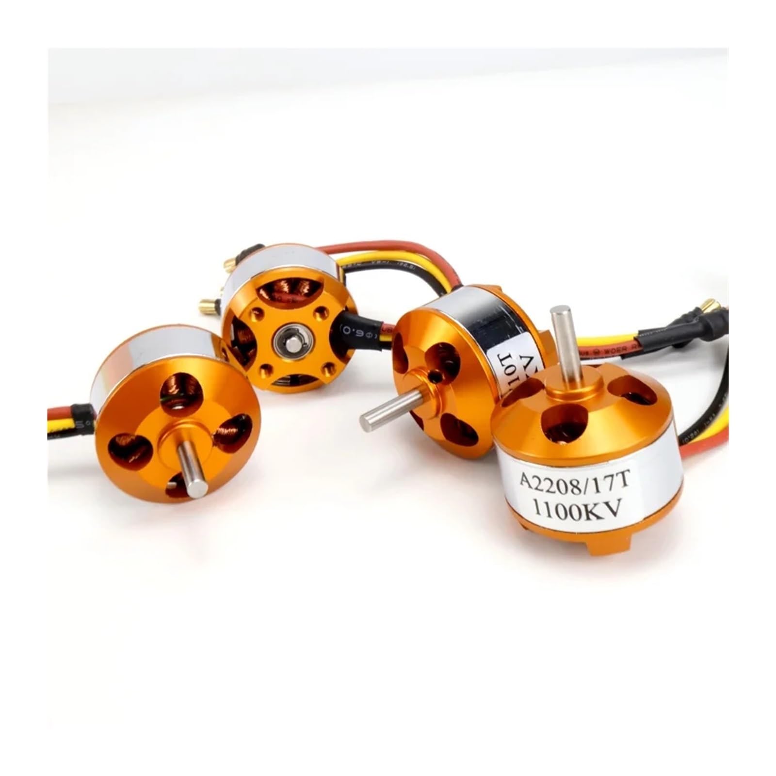 Motore Brushless A2208 1100KV-2600KV per Drone FPV e Aereo RC Outrunner | Motore leggero e silenzioso, ampia scelta KV, dissipazione avanzata, durata lunga.(A2208 1100KV)
