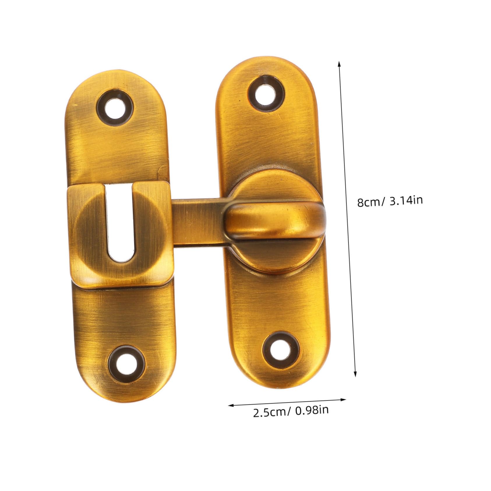 OSALADI 3sets Chiavistello Scorrevole Acciaio Inossidabile Serratura Per Porta Battente Installazione Facile e Veloce Sicurezza Per Porte Interne Ed Esterne Design Resistente e Duraturo