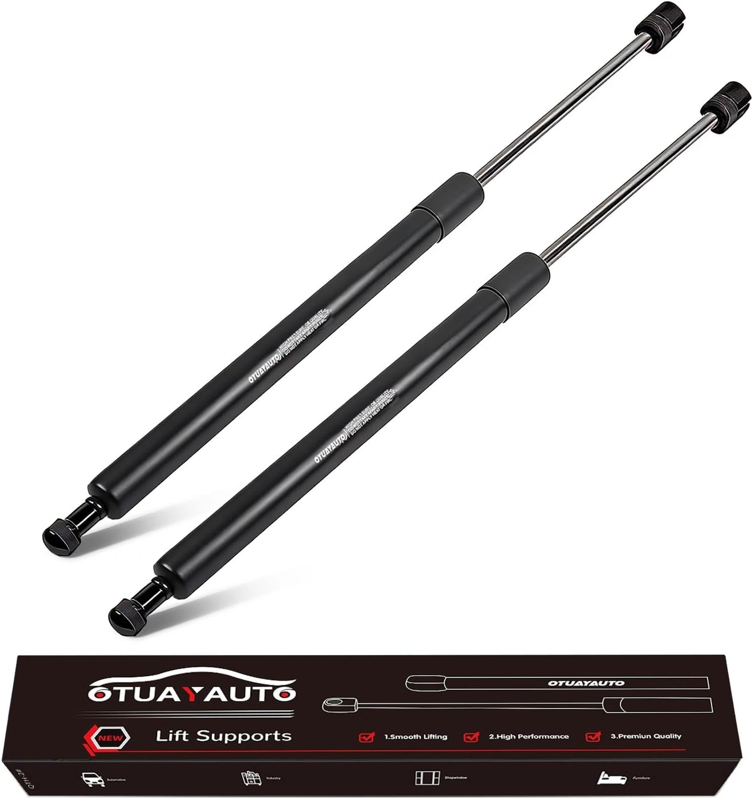 OTUAYAUTO Rear Hatch Struts Lift Supports Replacement for 2010-2015 Lexus RX350, RX450h Liftgate Shocks - OEM# 6756 (Pack of 2)