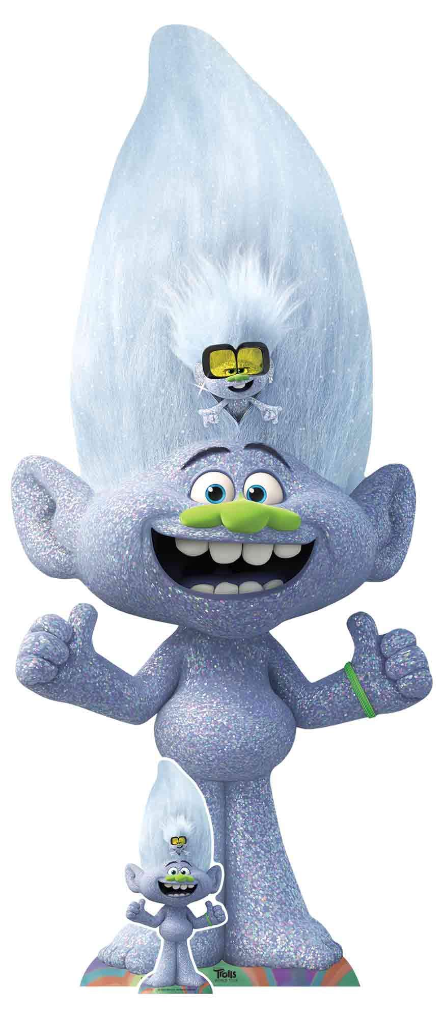 Star Cutouts SC1524 Guy Diamond with Tiny Diamond Large Cardboard Cutout 172cm – Trolls Fan Display, Kids Party Decoration & Birthday Gift