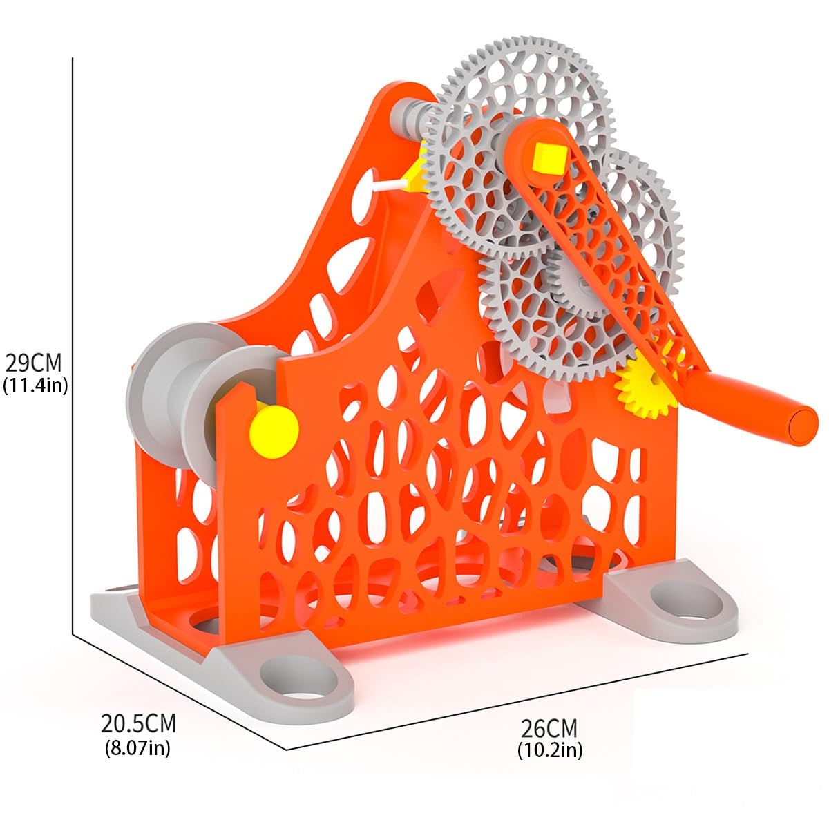 Zwijacz filamentu do drukarki 3D, ręczne nawijanie szpuli, płynny obrót, zdejmowana modułowa konstrukcja do druku 3D i sztuki tekstylnej