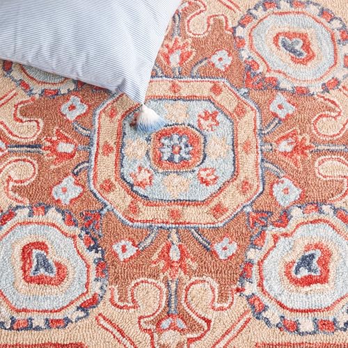 Image of Hand Tufted Premium Rug Premium Wool Carpet for Living Room Bedroom and Hall Size 4x6 Feet Color Multi