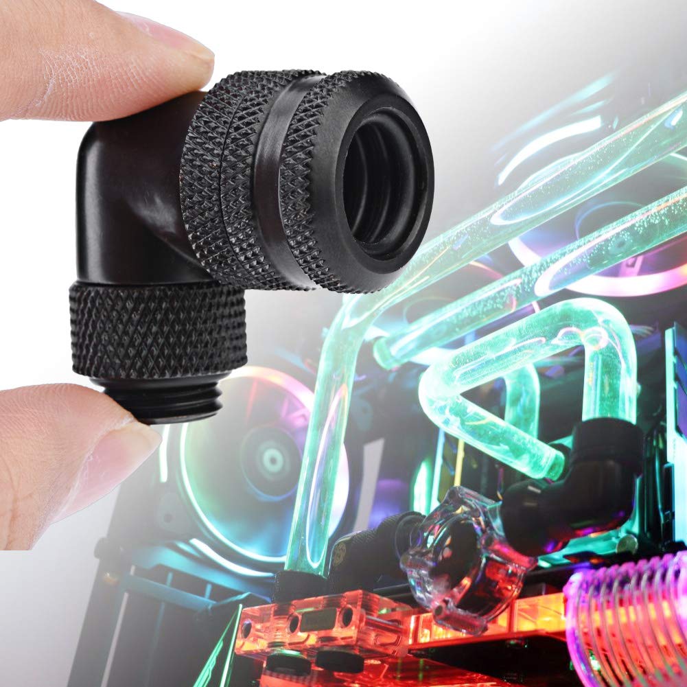 Pc Water Cooling Barb Fitting Two-Touch Fitting G1/4 Thread Hosepagoda Connector Pagoda Connector Pipe Fittings Industrial Plumb