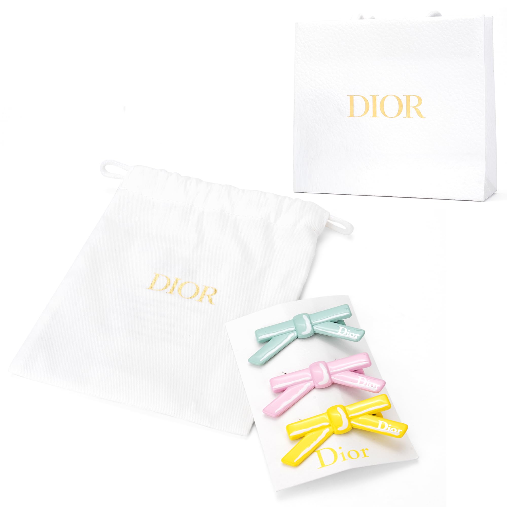 Amazon | 【3個セット】DIOR ディオール ヘア クリップ ヘアピン 髪