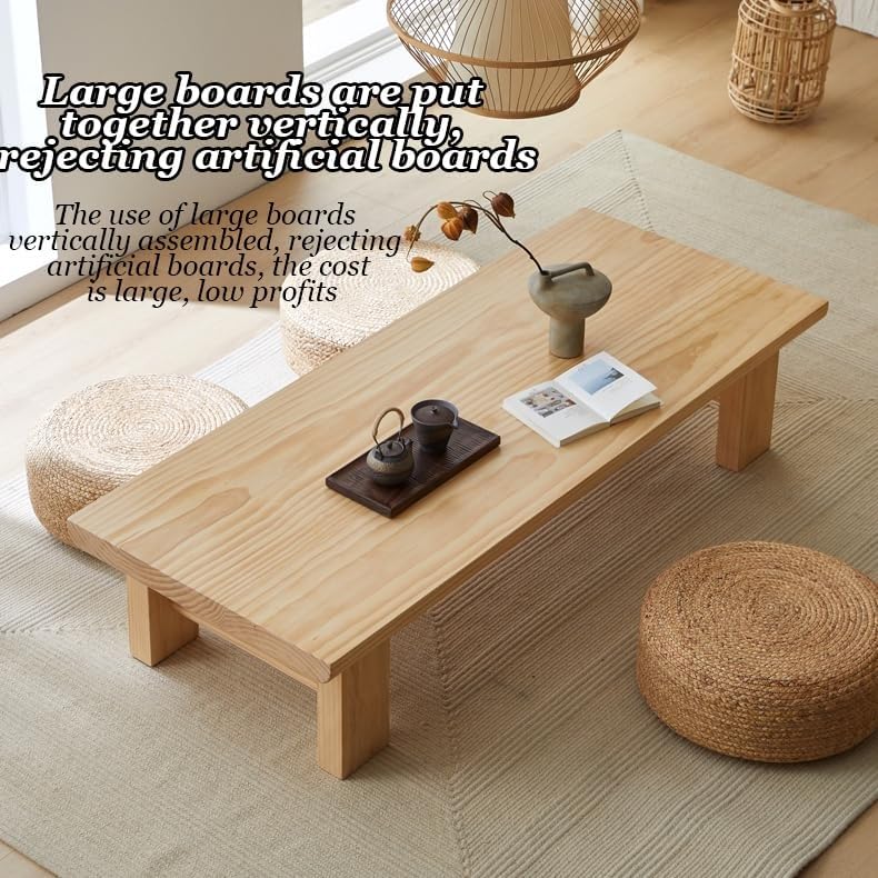 Table basse en bois massif compacte pour optimiser votre salon