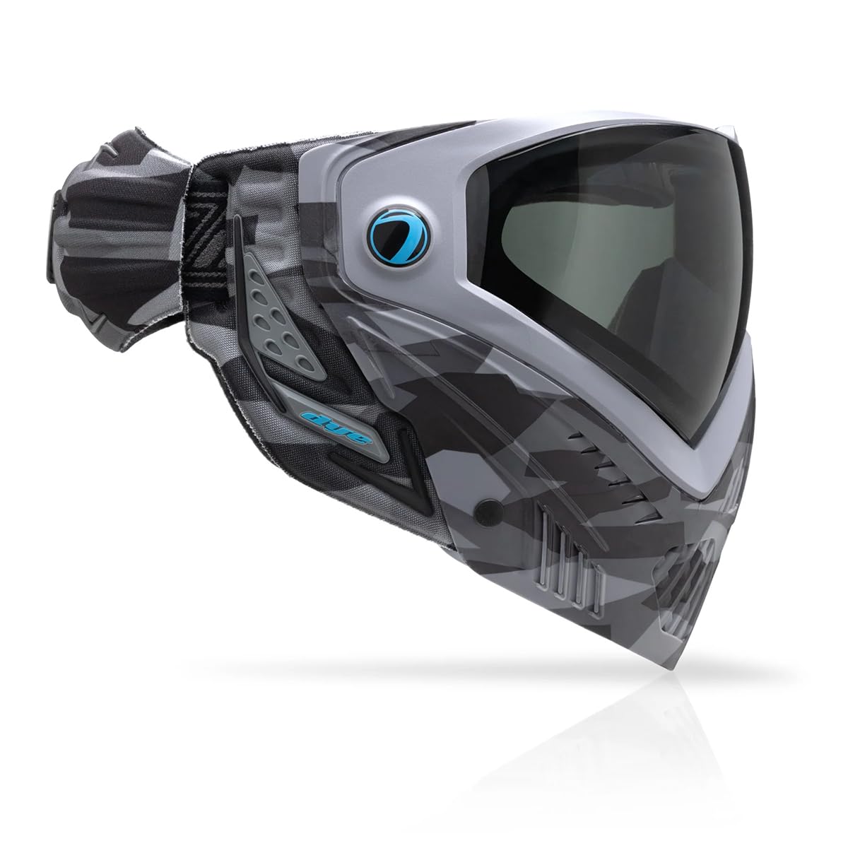Dye i5 - Gafas de paintball - Lente térmica antivaho, correa GSR Pro, orejas formadas por compresión - Protección facial de nivel profesional