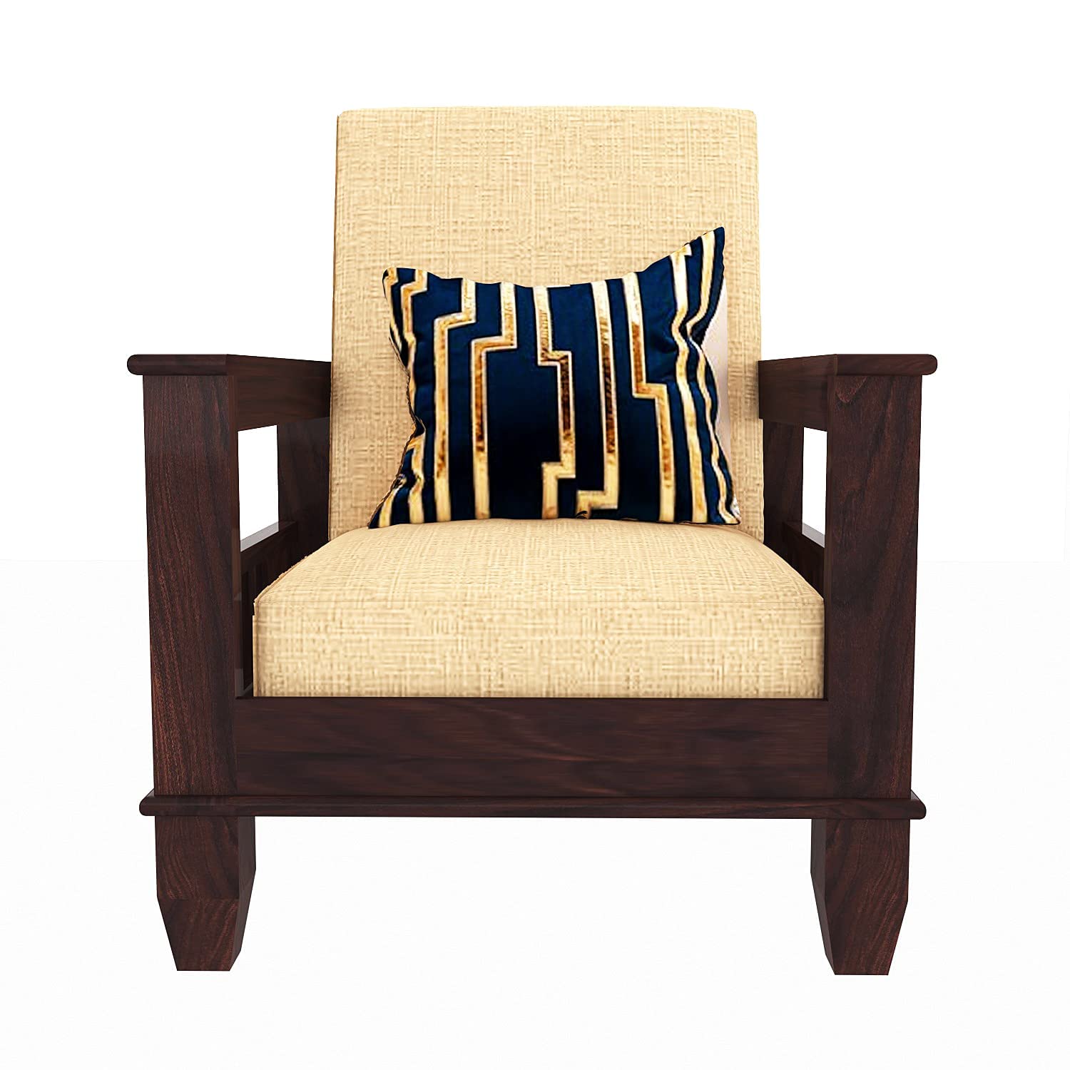 Buy Wood cart Wooden Solid Sheesham Wood Sofa Set 5 Seater for Living Room Wooden Sofa Set