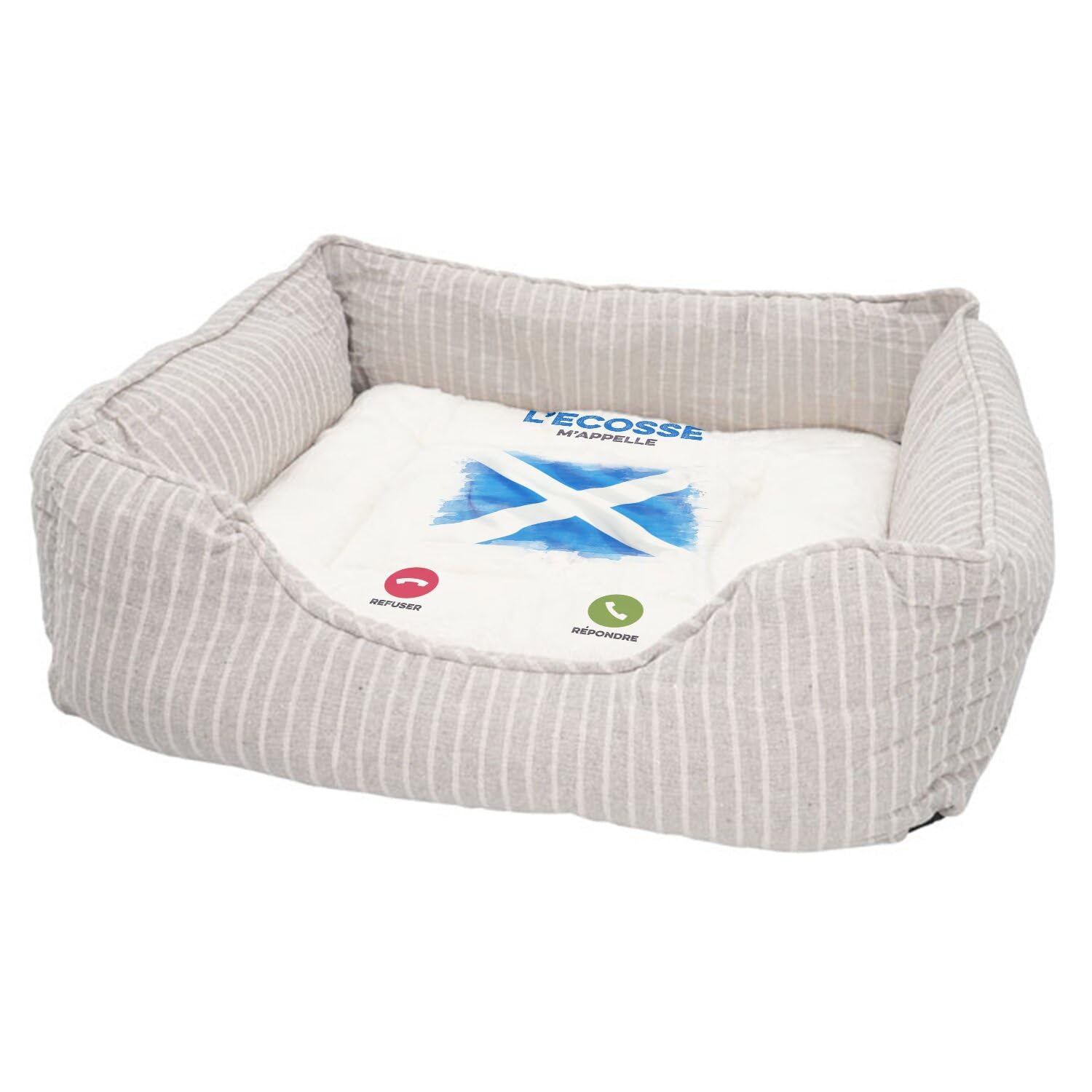 Couchage pour chien et chat lit confortable imprimé en France