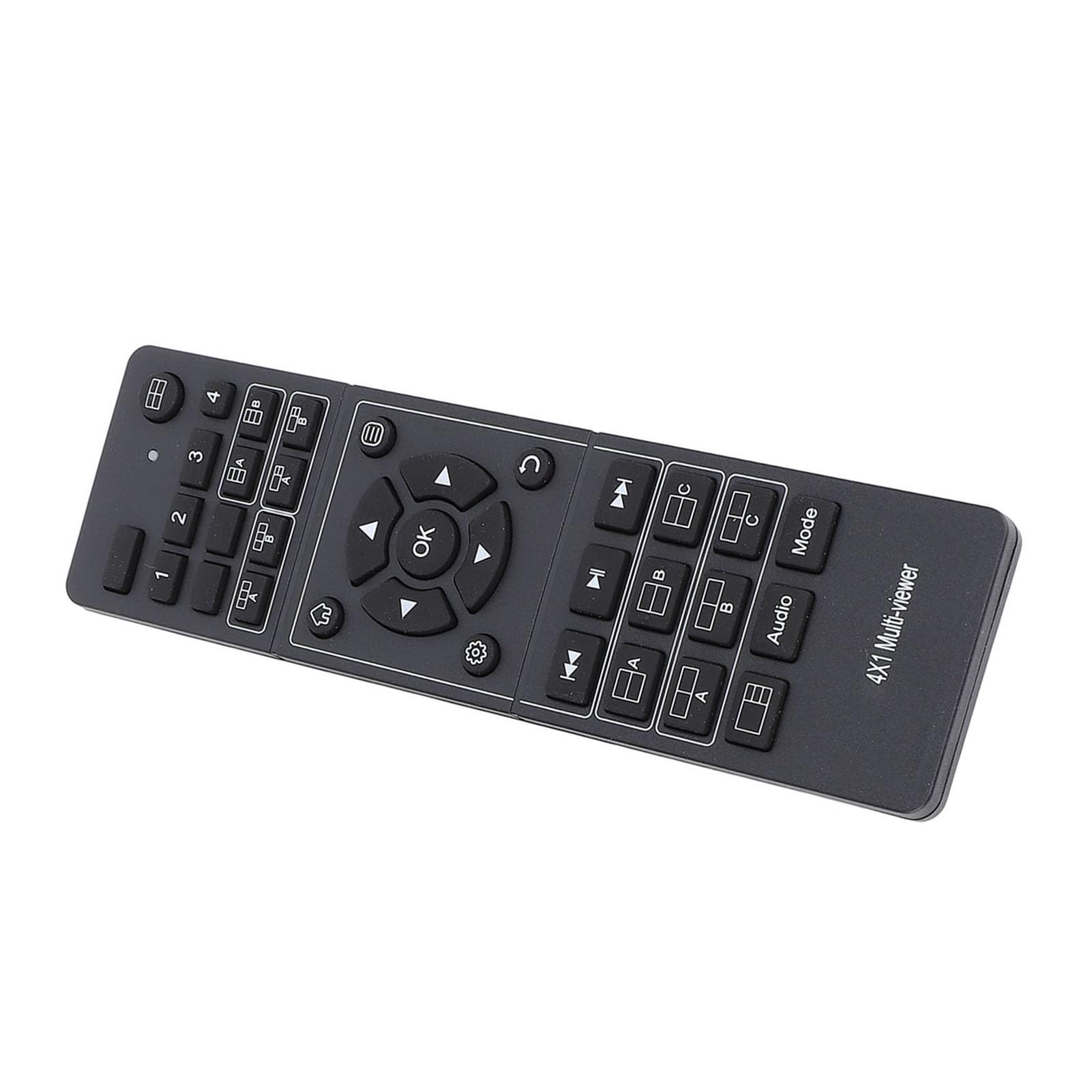 Conmutador Multivisor HDMI 4K 4x1, Conmutador Multivisor HDMI sin Interrupciones 4 en 1 Salida con Control Remoto IR, 1080p 60 Hz para Cámaras de Seguridad, HDTV, PC, Proyectores