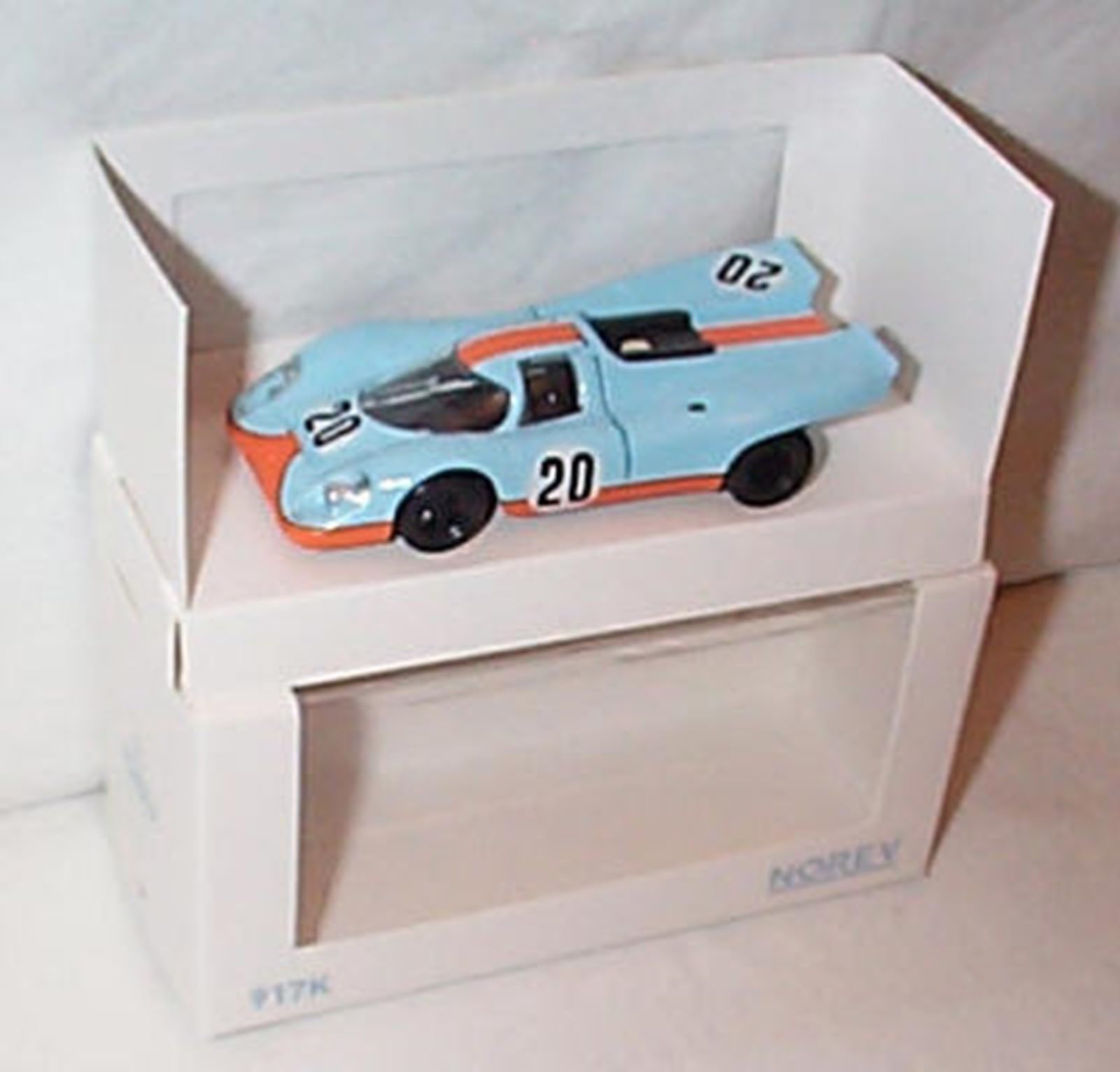 Norev. P0RSCHE 917 Le mans Blue gulf 20 1970 Vehicle 1:43 scale Diecast Model
