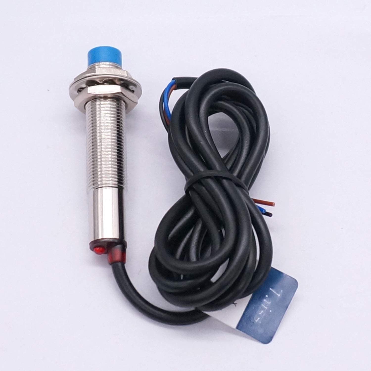 2PCS M12 4mm Sensing DC 5V NPN NO 3D Printer LJ12A3-4-Z/BX-5V Cylinder inductive Proximity Sensor Switch Work Voltage 5VDC Special for MCU