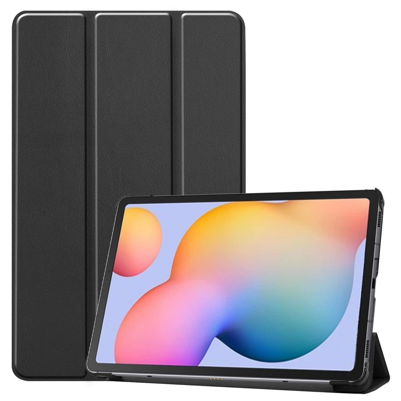 eSTUFFHouston Folio Case for Samsung Galaxy Tab A9. Black, W128812373 (Samsung Galaxy Tab A9. Black PU Leather Front with Hard PC Backside)