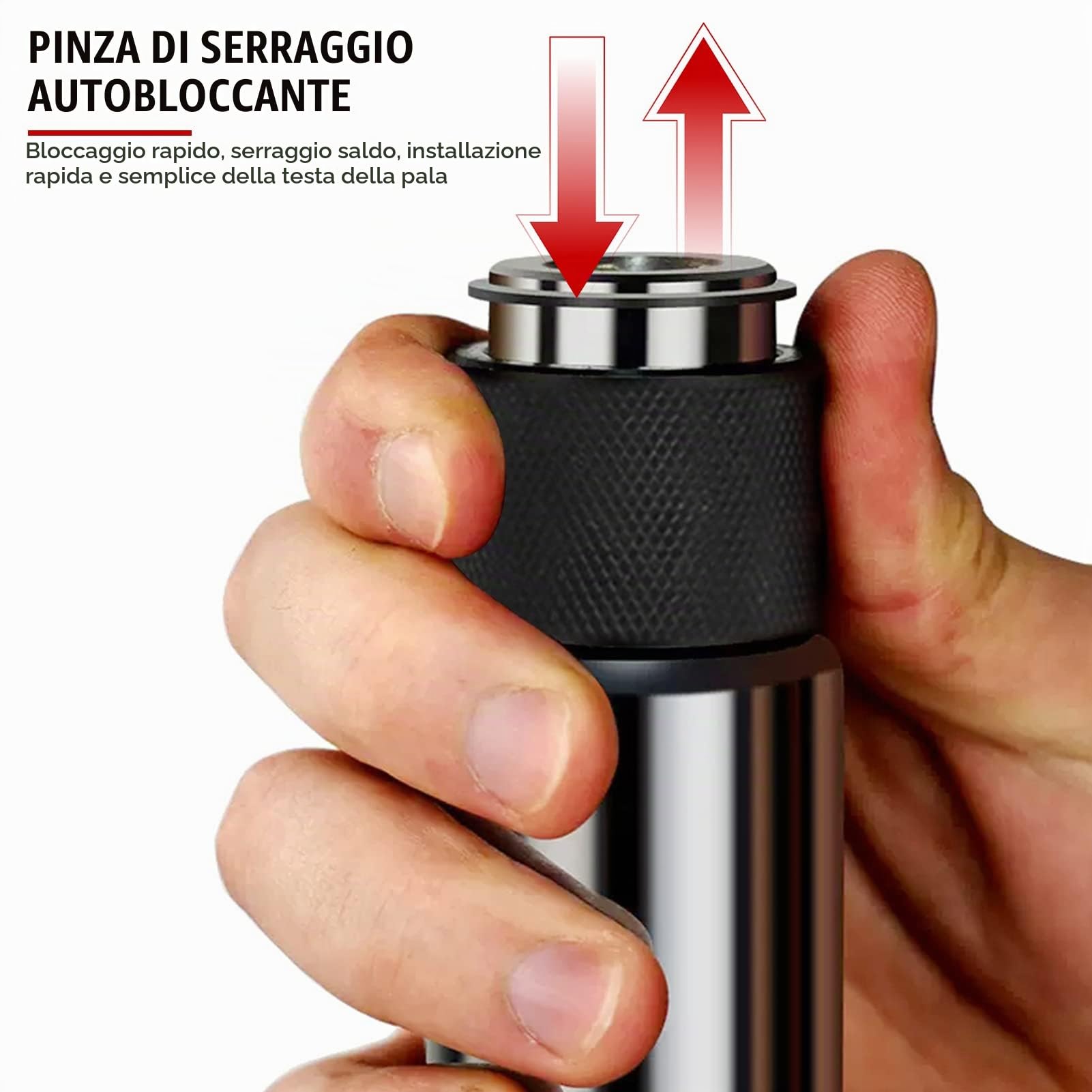 Martello ad aria con manico dritto in lega di alluminio EVTSCAN, con 2 set di scalpelli, 1,5 J / min, per riparazione automobilistica, lavorazione dei metalli, edilizia o lavorazione del legno, CZ2