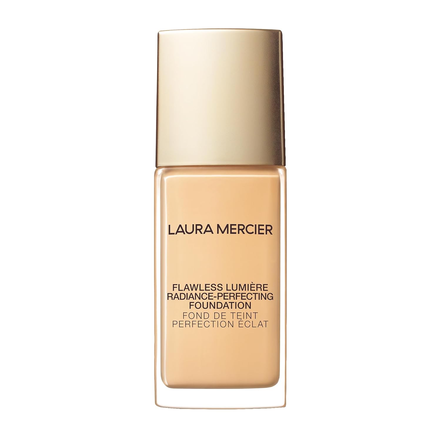 Laura Mercier Flawless Lumière Foundation, 15HR Hydration, Medium to Full Coverage, Breathable Formula, Improves the Look of Dull and Dry Skin, Luminous Finish, Non-Comedogenic, Vitamin C Infused
