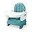 Ingenuity Deluxe Comfort Booster Seat for Kitchen Chair, Compact Fold, Portable, Lightweight, Toddler Booster Seat for Dining Table, from 6 Months to 3 Years - Teal