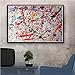 BOIPEEI Jackson Pollock Art Puzzles Rompecabezas de Madera Abstractos 1000 Piezas Vintage Classic Art Pictures Rompecabezas Regalos con Cajas Rompecabezas