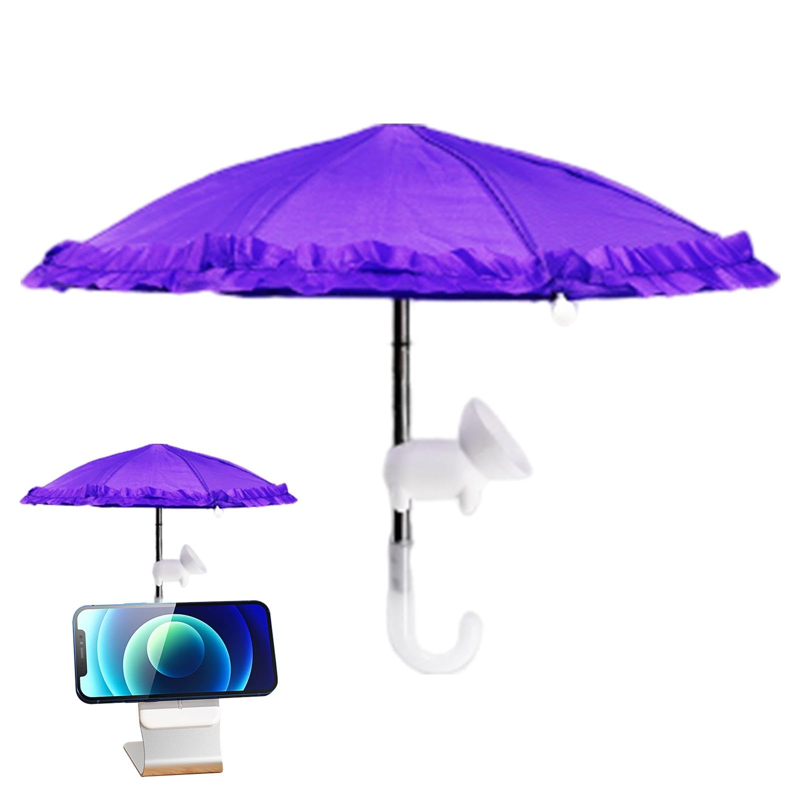Pare-soleil pour téléphone portable, pare-soleil pour téléphone portable | Parapluie de téléphone réglable antireflet,Support de pare-soleil de téléphone portable à ventouse, couverture de