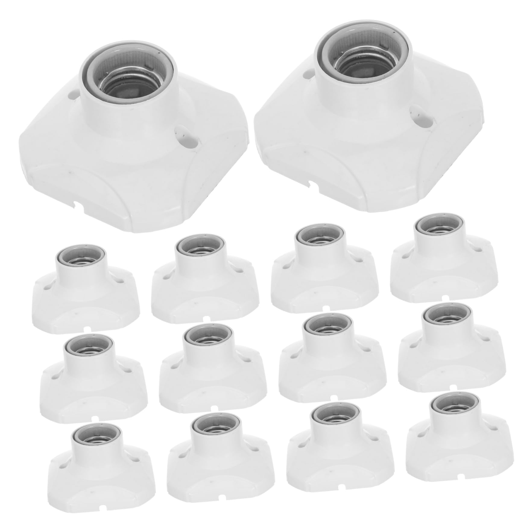 Lot de 20 Douille de Lampe Haute Puissance E27, Base Céramique 250v