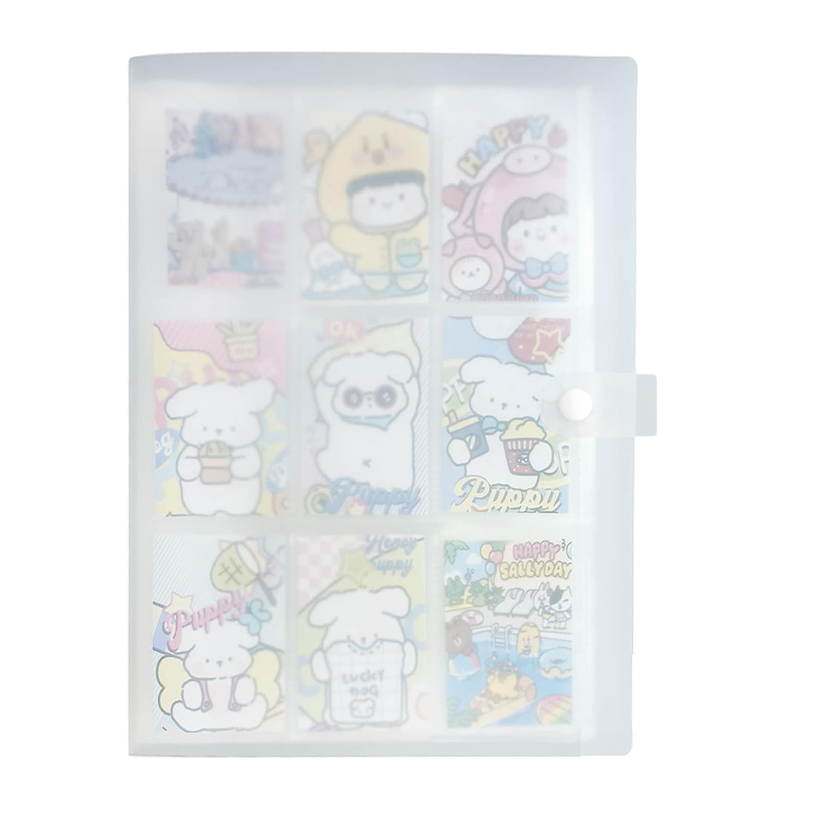 Photo Album Portable Ticket Card Book Organizers Photocard Holder Large Capacity Collection Album Binder Photo Card Train Ticket Collection Book