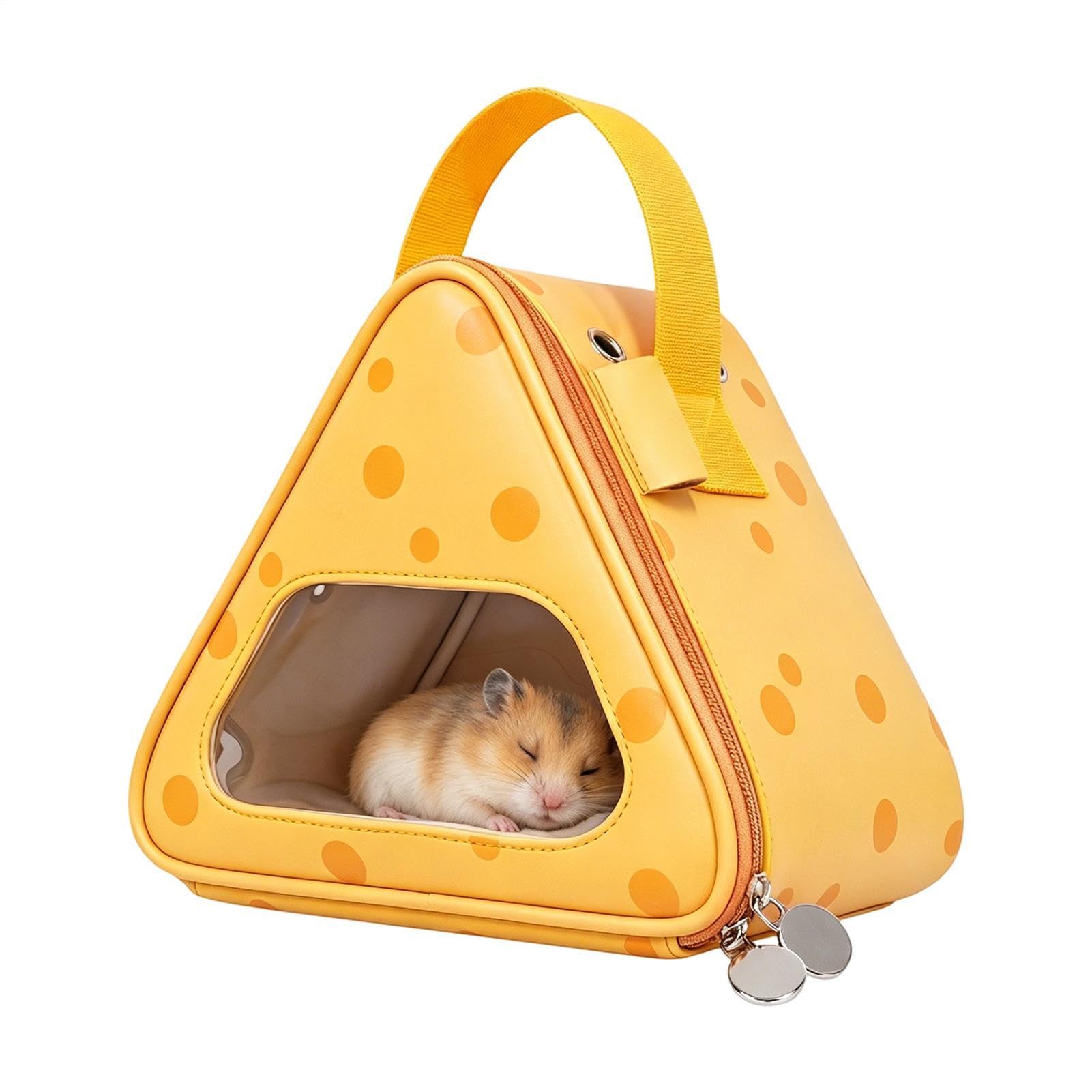 Bolsa de transporte hámster enano jerbo y animales pequeños para viaje