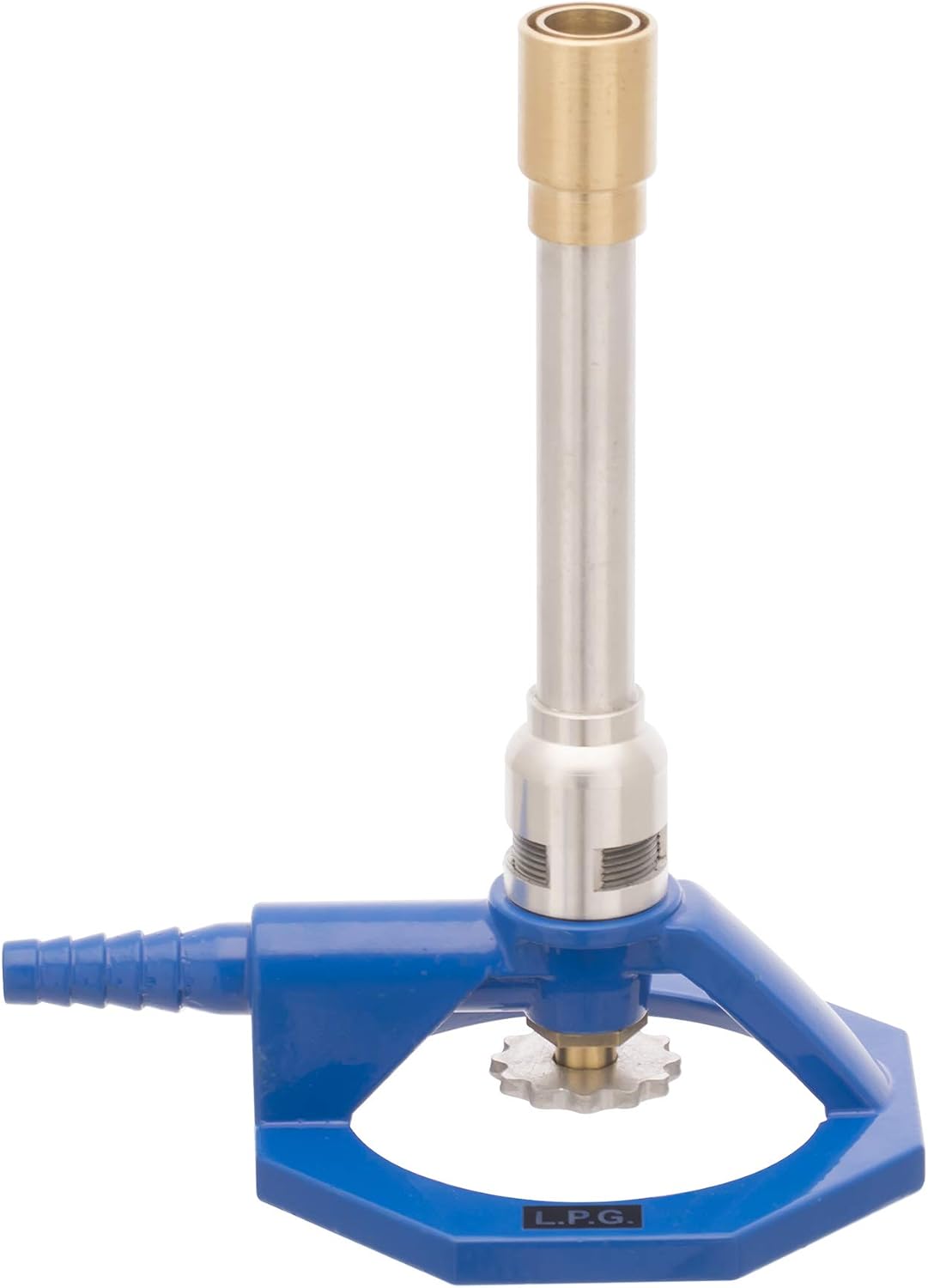 EISCO Tirrill Burner, LPG - Air, Flame & Gas Control - Suitable for use with LPG/Butane Gas, High Temperature Flame - Highly Stable Octagonal Base