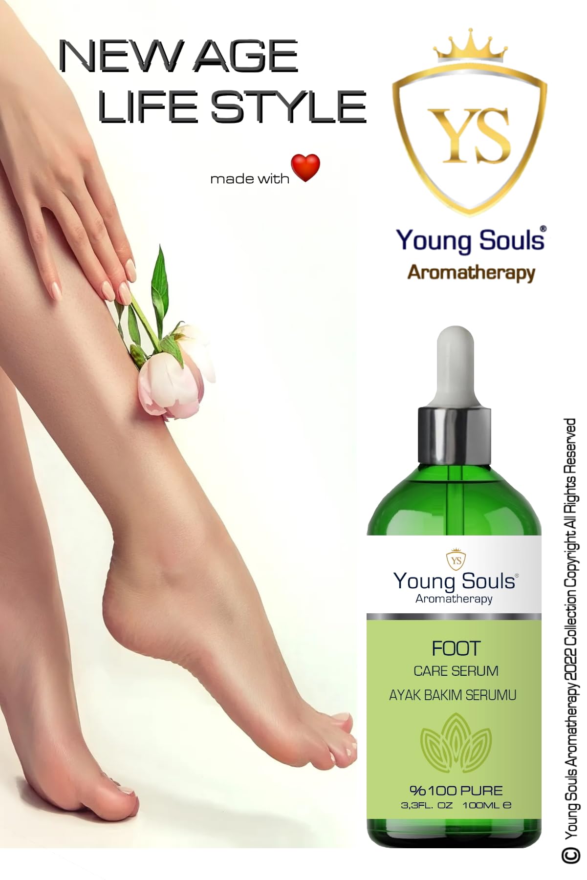 Young Souls Aromatherapy Foot Care Serum Ayak Bakım Serumu 100 ml