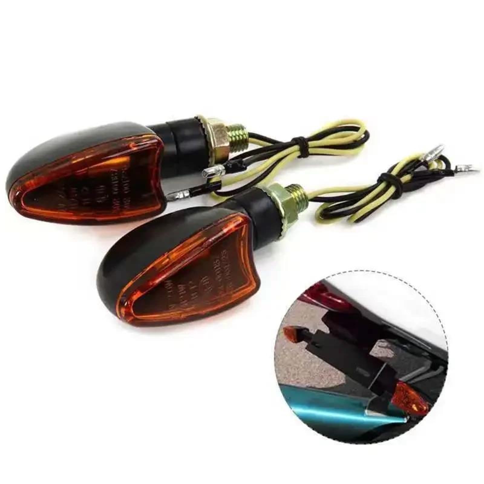 Direzione Frecce Indicatori Di Direzione A LED Per Moto Per Yamaha YZFR1 YZFR3 YZFR6 YZFR15 MT03 MT07 MT09 Nmax Indicatore Lampada Indicatori Lampeggiatori Per Moto(Set3)