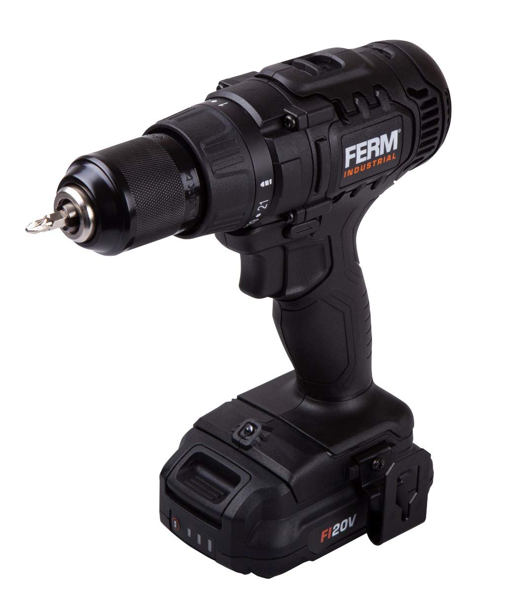 Ferm CDM1141P przemysłowa bezprzewodowa wiertarka, 20 V