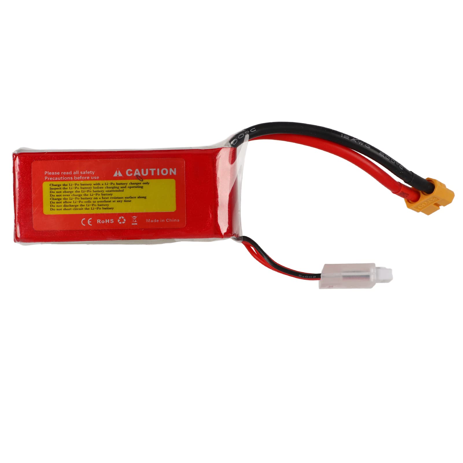 Batteria Lipo da 1800 mAh Velocità di scarica 100C Spina 14,8 V 4 S XT60 Alimentazione a batteria RC per modello di auto in elicottero RC