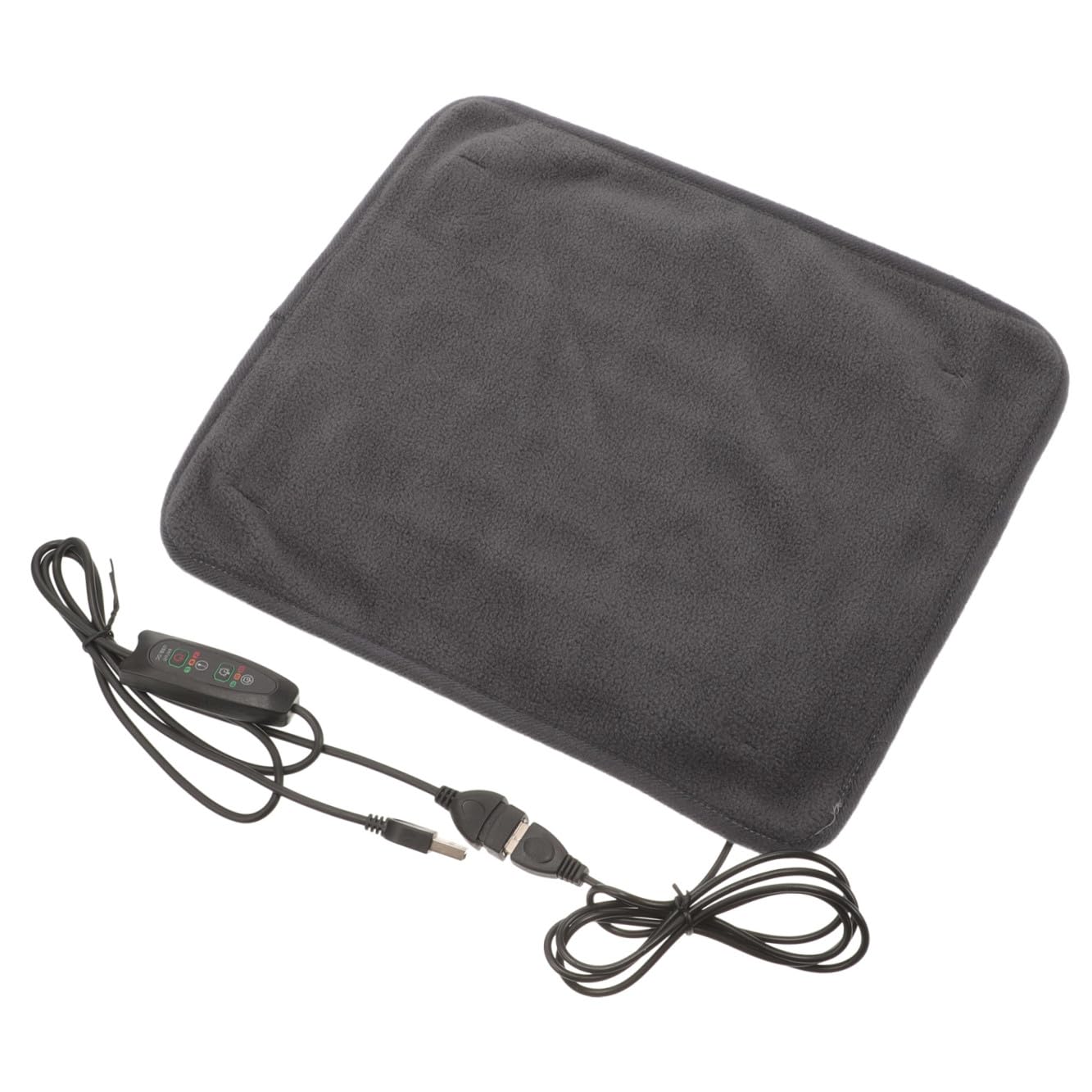 ibasenice USB Heizkissen für Haustiere Verstellbare Warme Schlafmatte aus Bruchfestem Material USB Heizdecke mit Temperaturkontrolle für Hunde und Katzen Indoor Camping