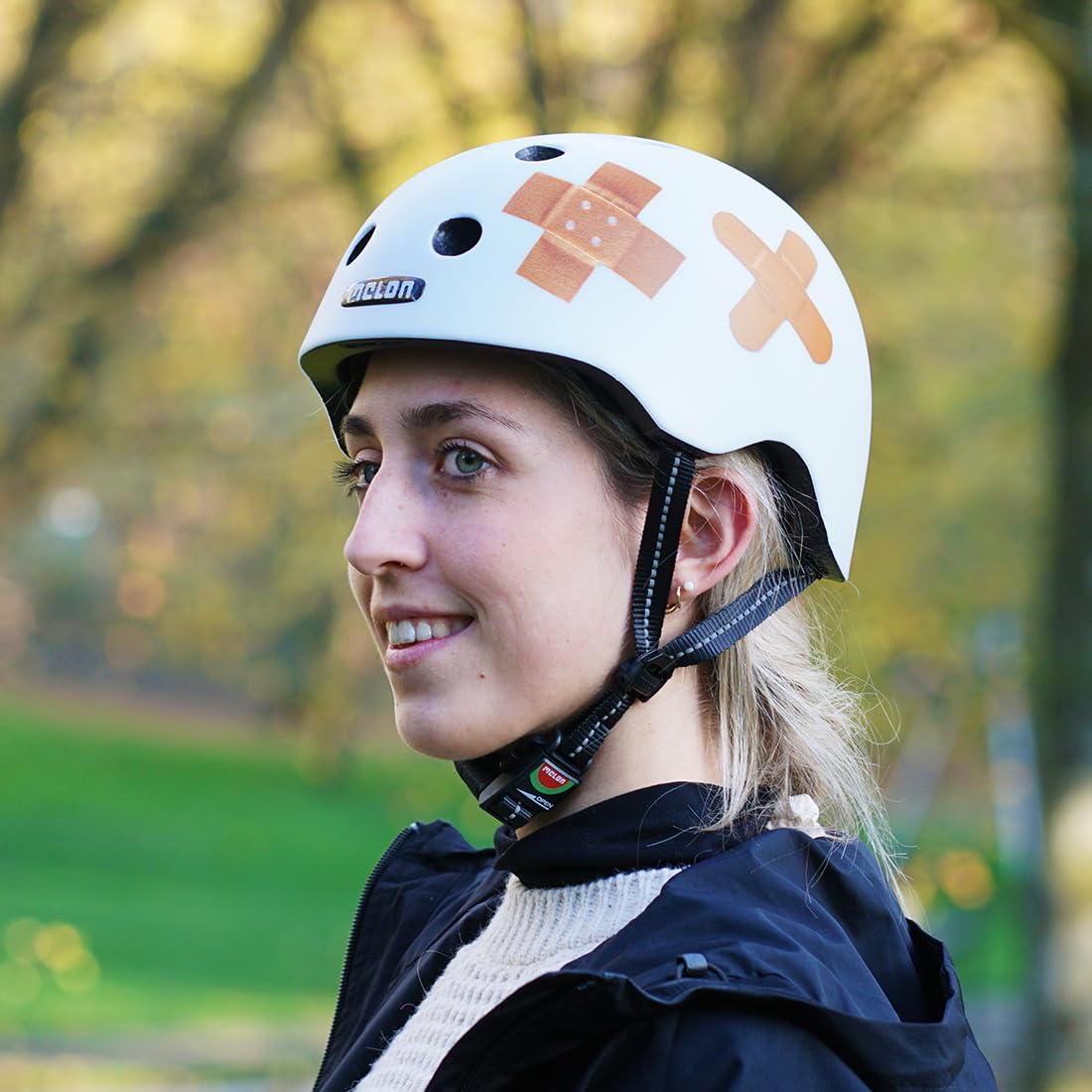Melon Fahrradhelm für Damen, Herren und Kinder | Leichter & sicherer urbaner Cityhelm mit Magnetverschluss, individuell anpassbar