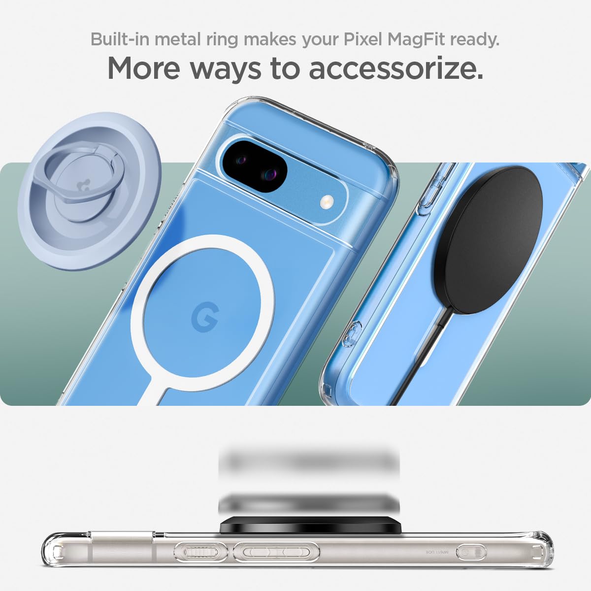 Amazon | Spigen 【Made for Google 公式認定】 Google Pixel 8a 