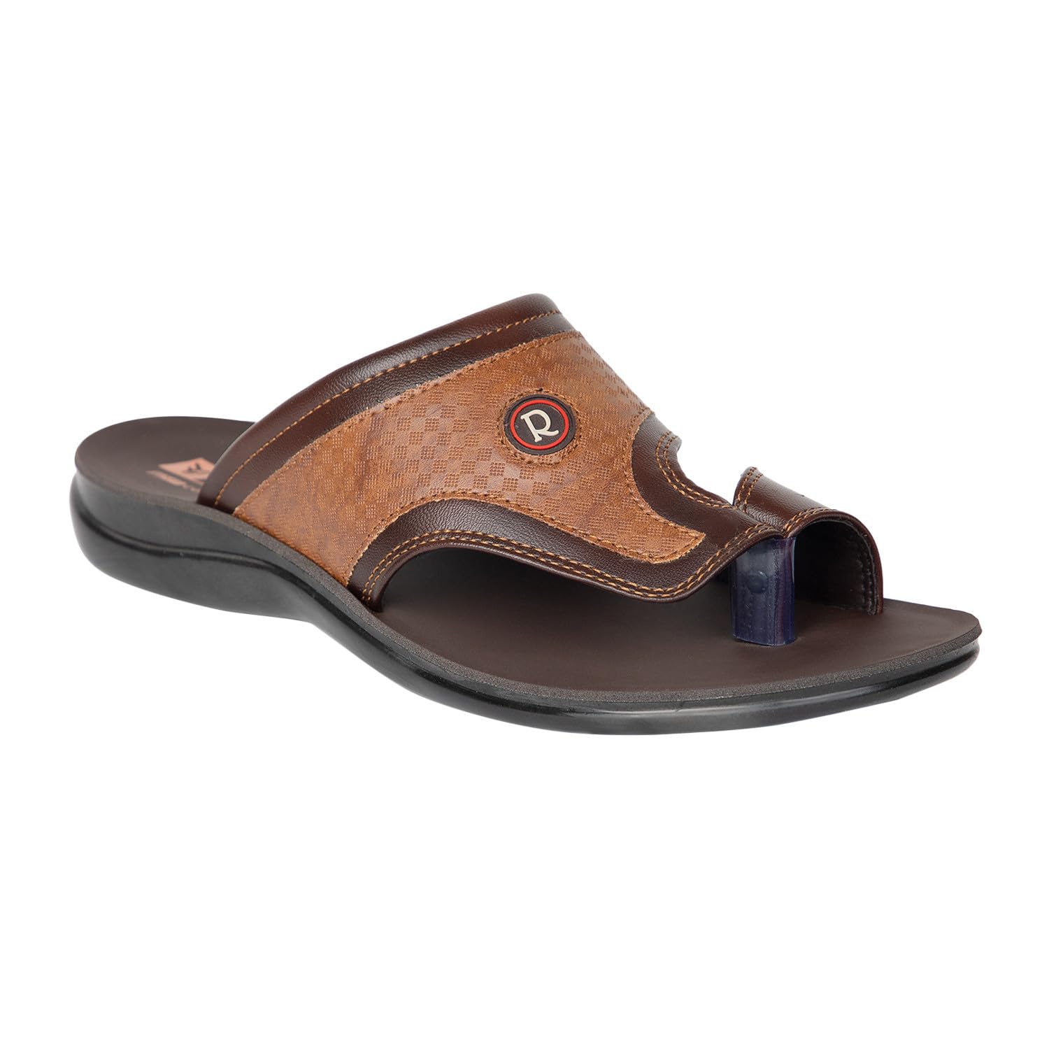 rf comfytz Men's Open Toe Slip-on Sandal | Ultra Soft Memory Cushion Chappal | Flip-Flop for Outdoor/Festive Ethnic Wear | Comfortable Footbed & Slip Resistant | Perfect for Kurta, Lungis, Weddings & Casual Use-picture-15