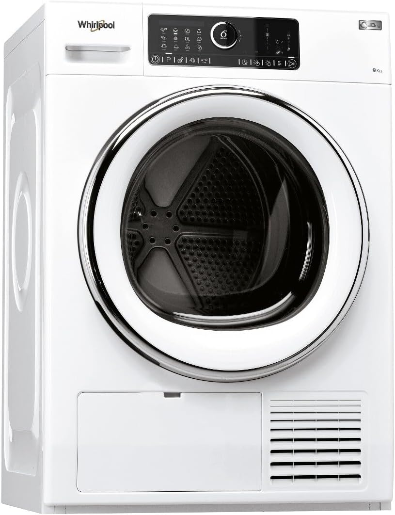 Whirlpool AWZ9HP/PRO Omnia 6th Sense, A++ 9kg Commercial Heat Pump Condenser Dryer - White