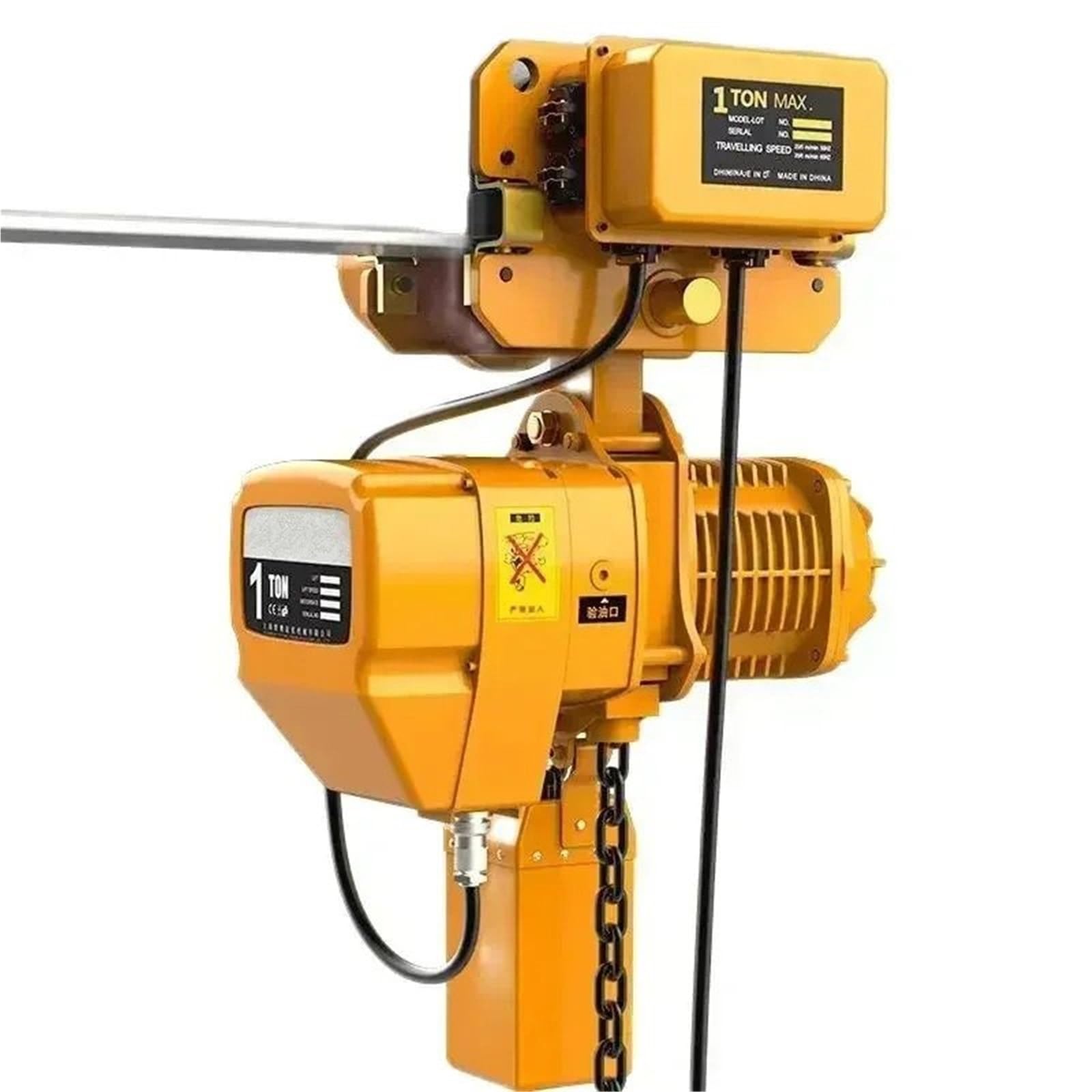 Elektryczny wciągarka łańcuchowa 1-5 ton 220/380V z pilotem zdalnego sterowania do użytku przemysłowego